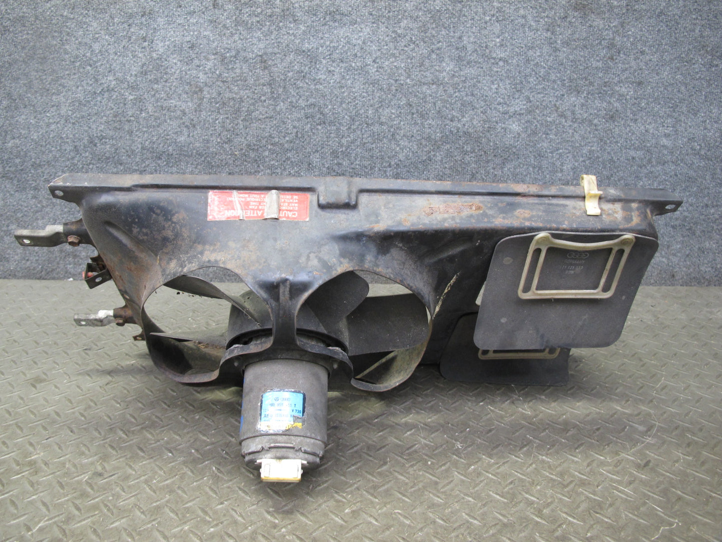 85-88 Volkswagen VW Scirocco Electric Radiator Cooling Fan & Shroud OEM