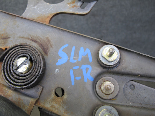 73-85 Mercedes R107 Front Right Passenger Door Window Regulator w Motor OEM