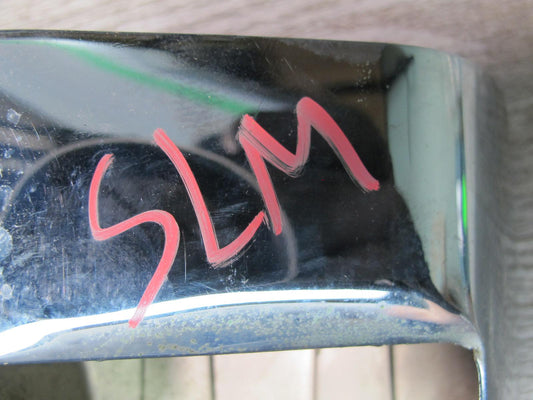 73-89 Mercedes R107 Convertible B Pillar TOP Hinge Latch Chrome Cover Set OEM