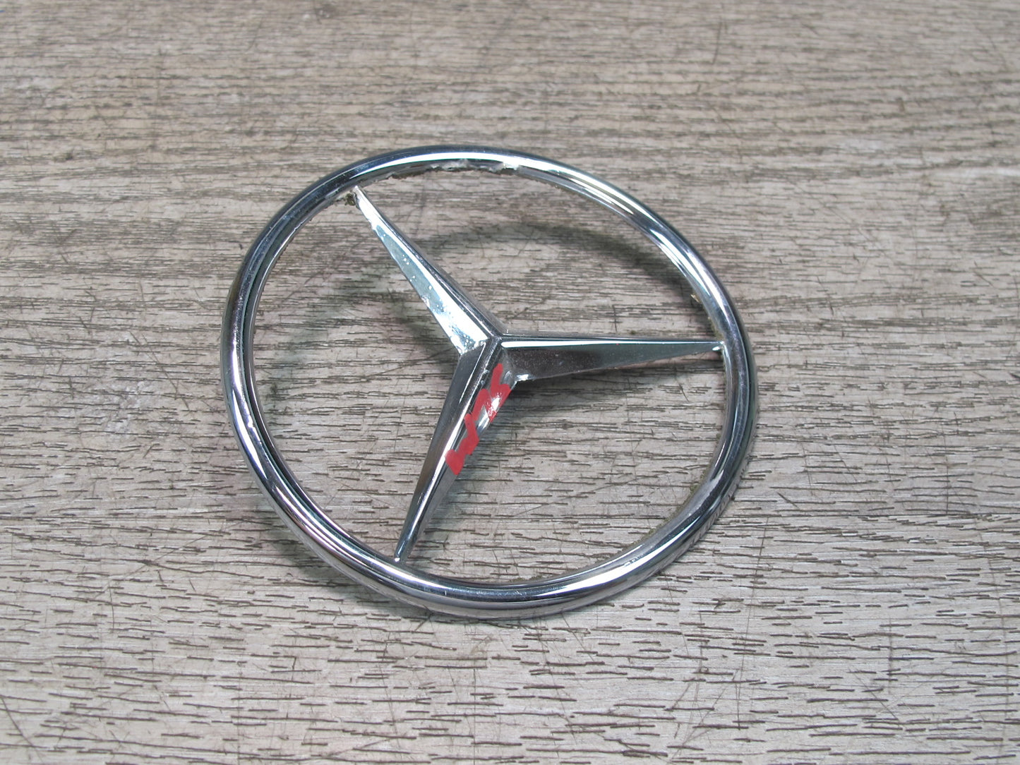 73-85 Mercedes R107 Rear Trunk Lid Emblem Logo Badge Symbol OEM