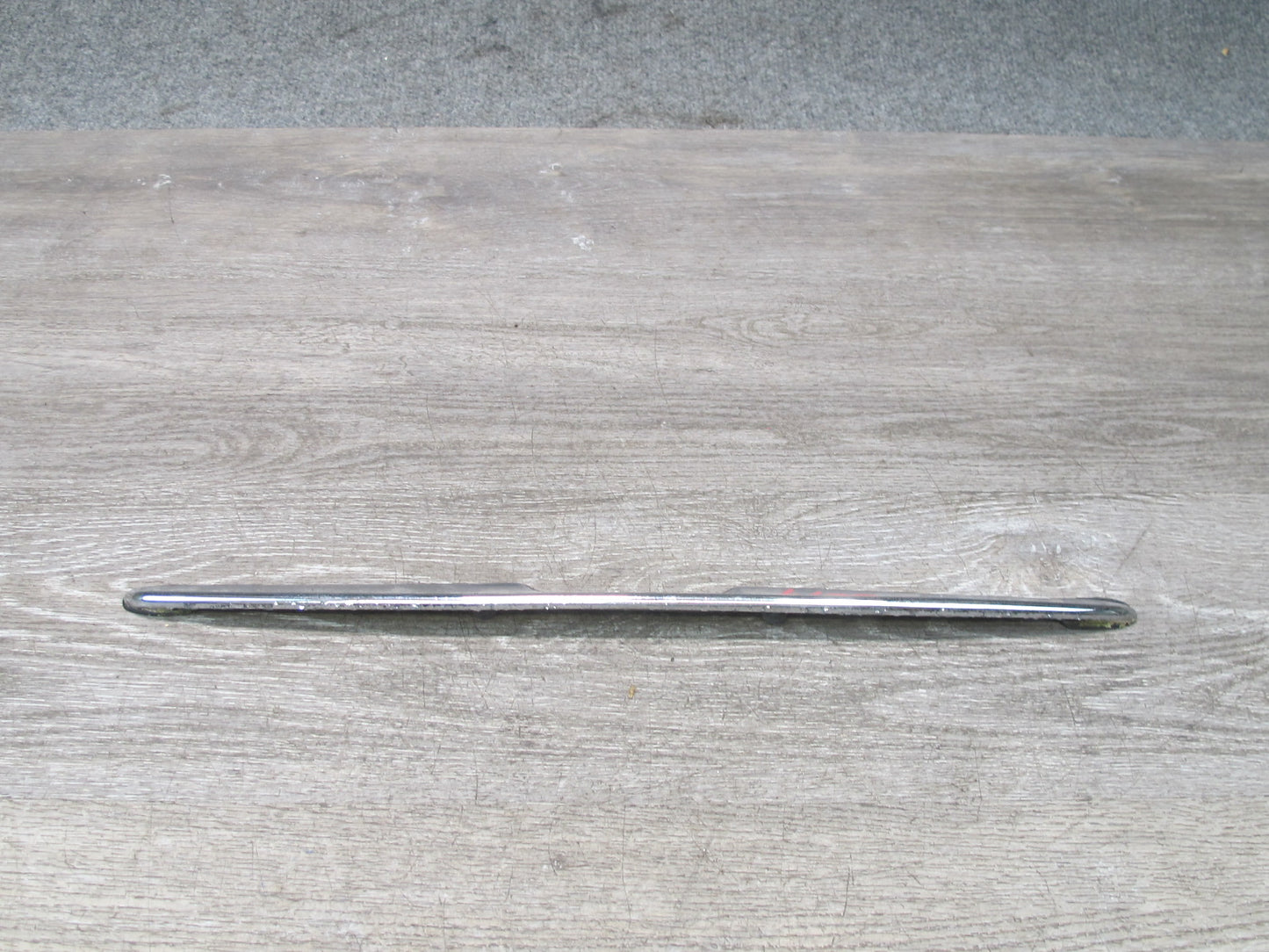 73-89 Mercedes R107 Rear Trunk Lid Chrome Trim Molding OEM