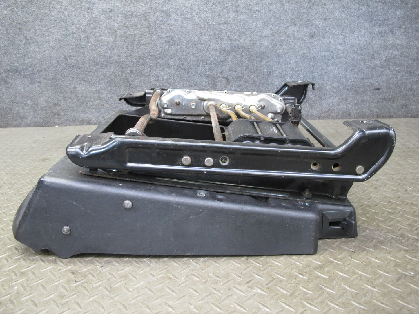92-93 Chevrolet Corvette C4 Front Left Seat Lower Track w Motors & Trim OEM