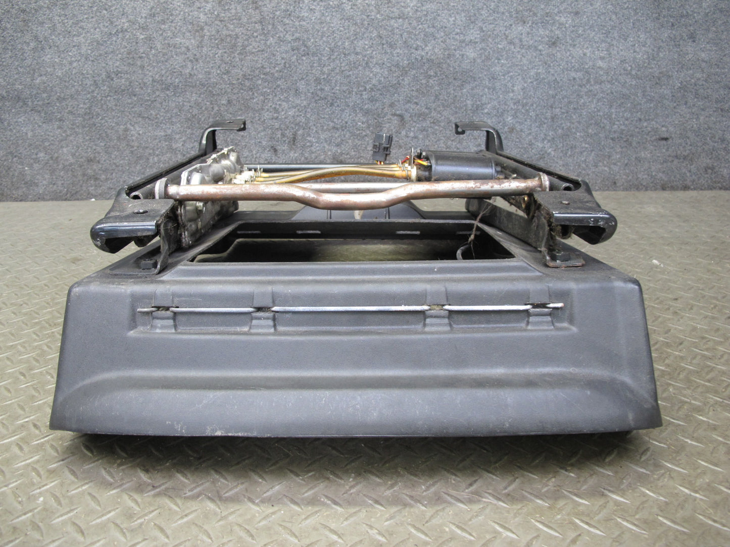 92-93 Chevrolet Corvette C4 Front Left Seat Lower Track w Motors & Trim OEM