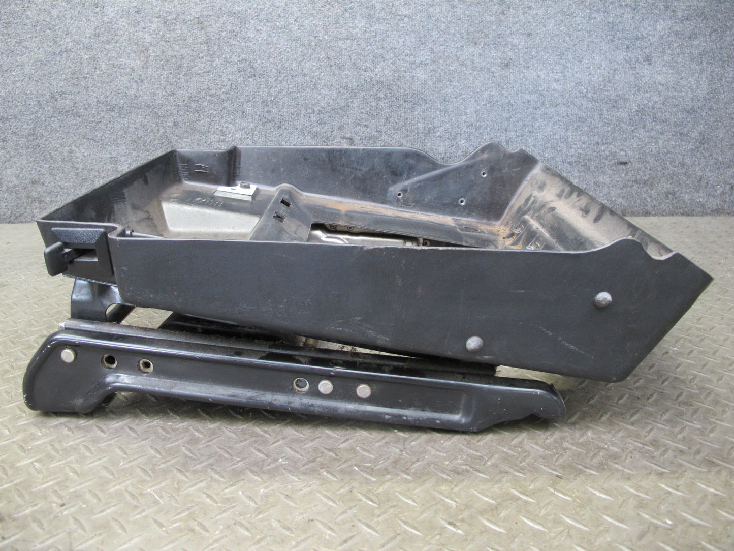 92-93 Chevrolet Corvette C4 Front Left Seat Lower Track w Motors & Trim OEM