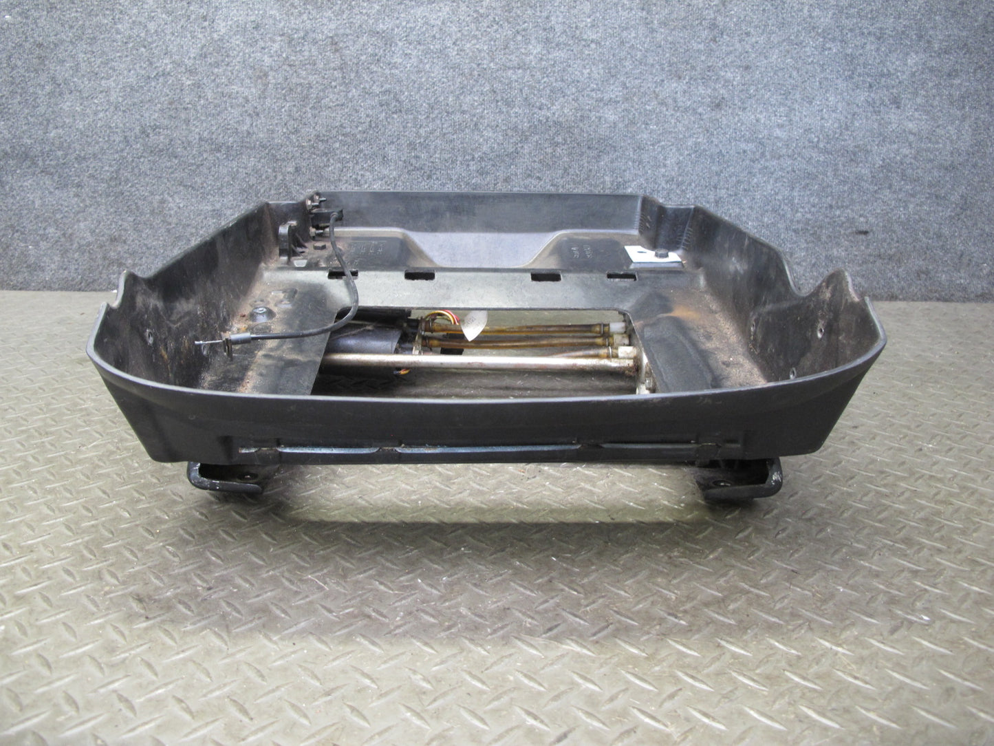 92-93 Chevrolet Corvette C4 Front Left Seat Lower Track w Motors & Trim OEM
