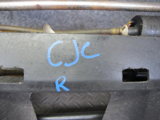 92-93 Chevrolet Corvette C4 Front Right Seat Lower Track w Motors & Trim OEM