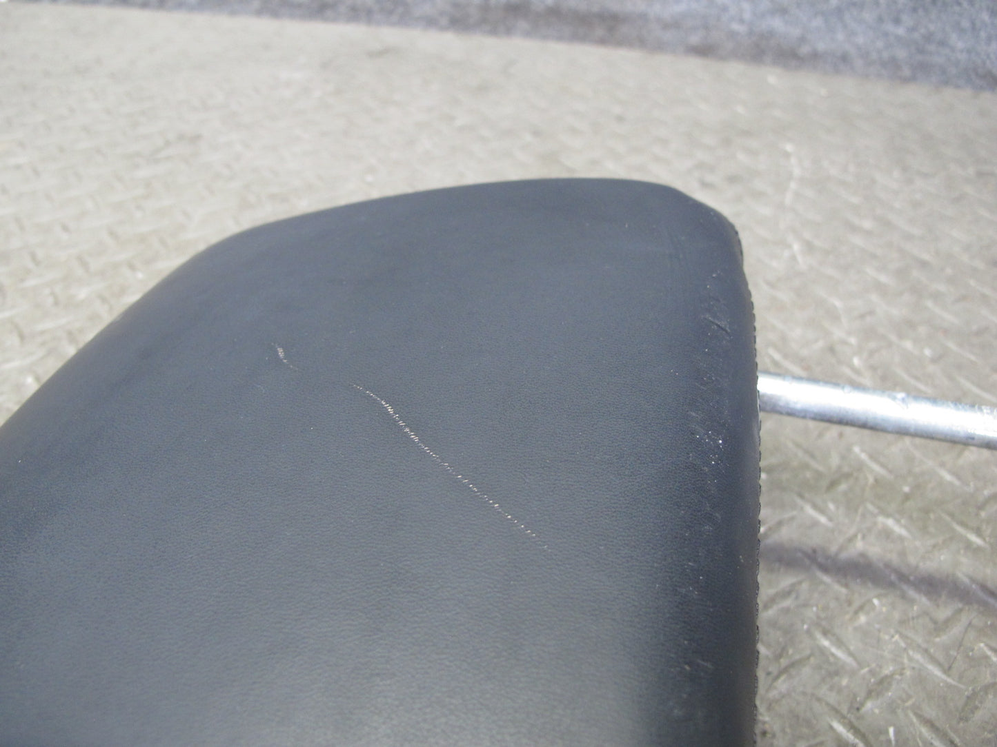 86-88 VW Scirocco MK2 Front Left & Right Seat Leather Headrest Black OEM