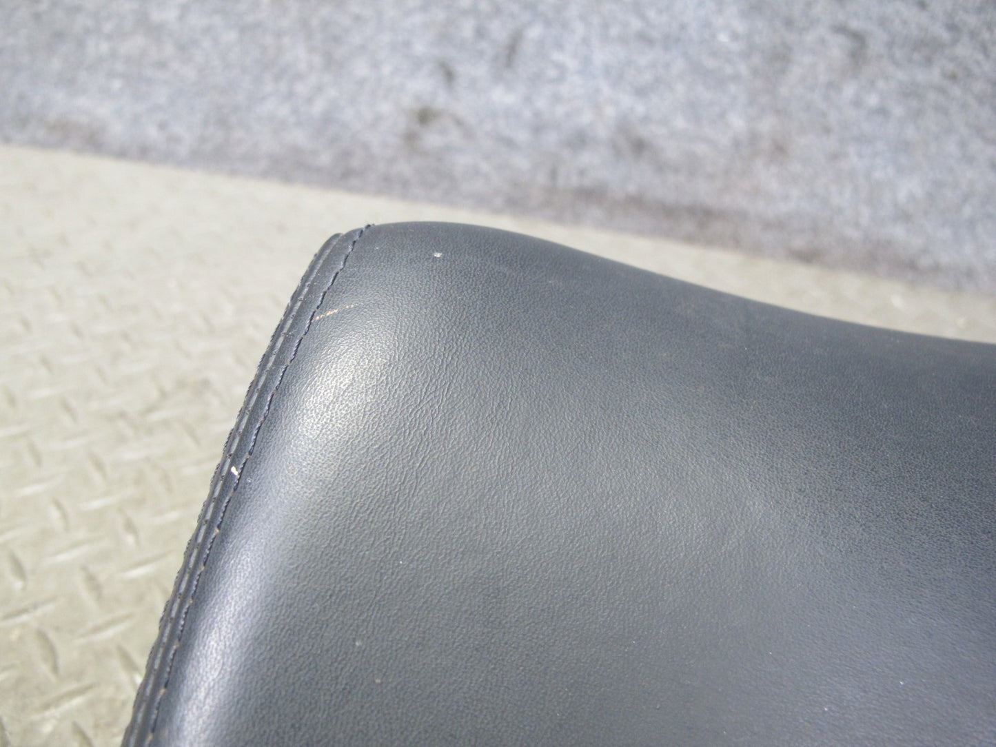 86-88 VW Scirocco MK2 Front Left & Right Seat Leather Headrest Black OEM