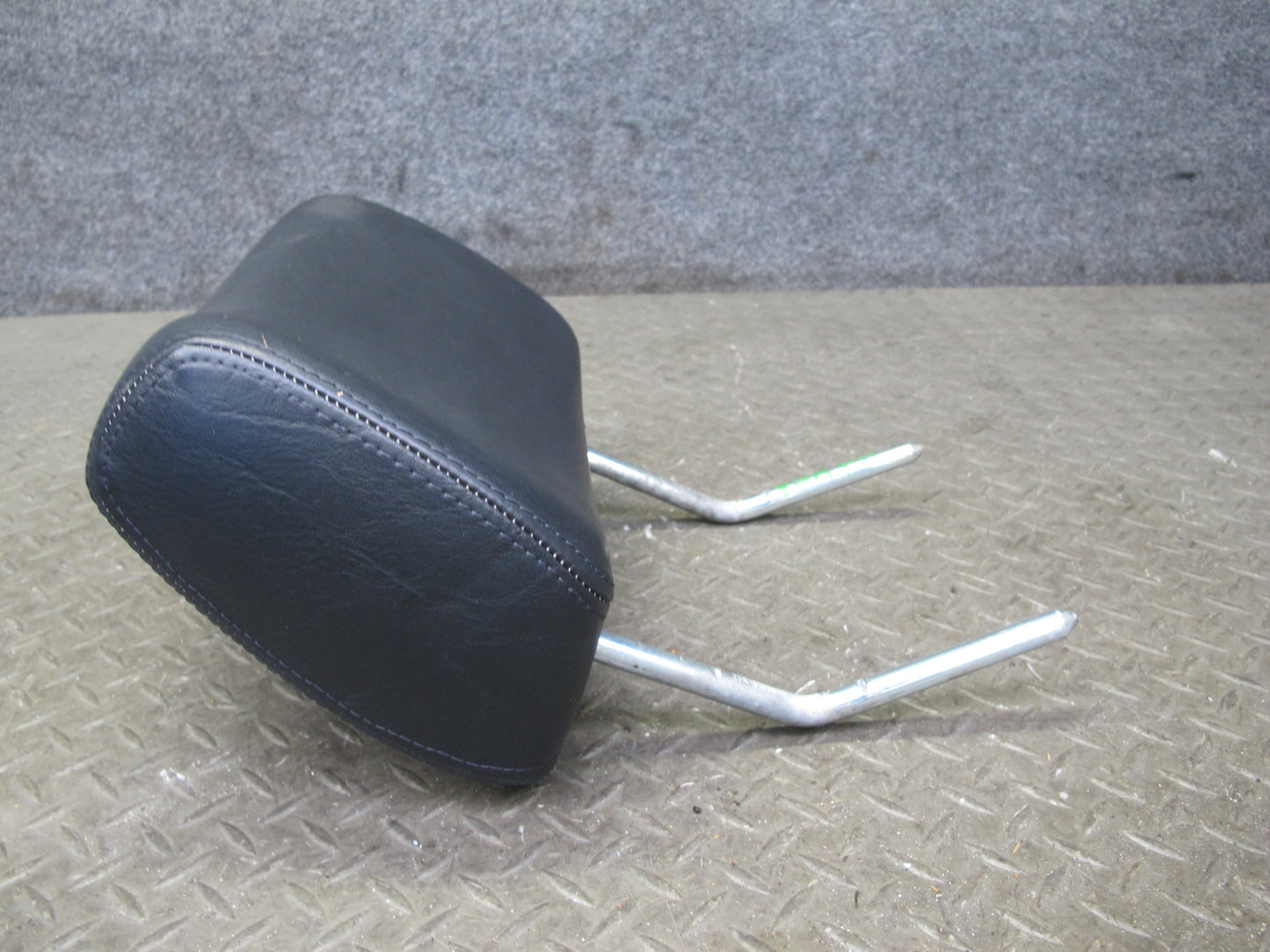 86-88 VW Scirocco MK2 Front Left & Right Seat Leather Headrest Black OEM