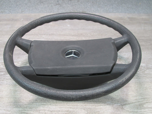 73-85 Mercedes R107 Sl-class Black Steering w Pad Cover OEM
