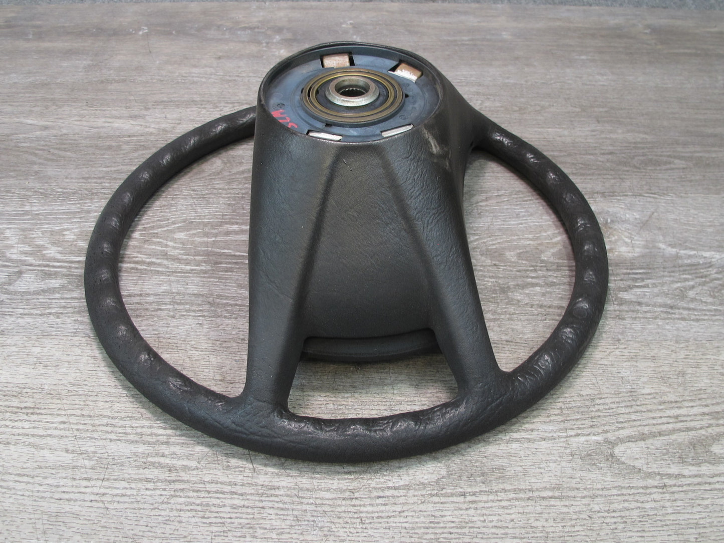 73-85 Mercedes R107 Sl-class Black Steering w Pad Cover OEM