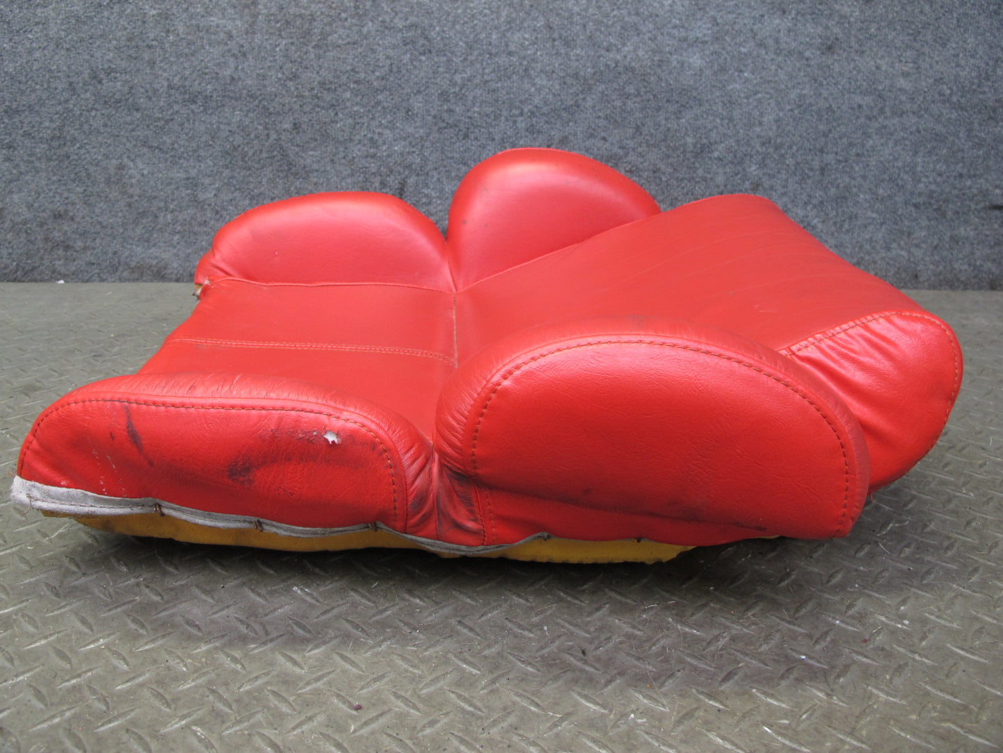 92-93 Chevrolet Corvette C4 Right Leather Seat Lower Cushion Torch RED OEM