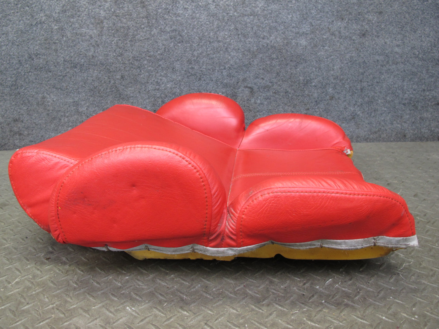 92-93 Chevrolet Corvette C4 Right Leather Seat Lower Cushion Torch RED OEM