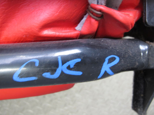 1993 Chevrolet Corvette C4 40TH Right Leather Seat Upper Cushion Torch RED OEM