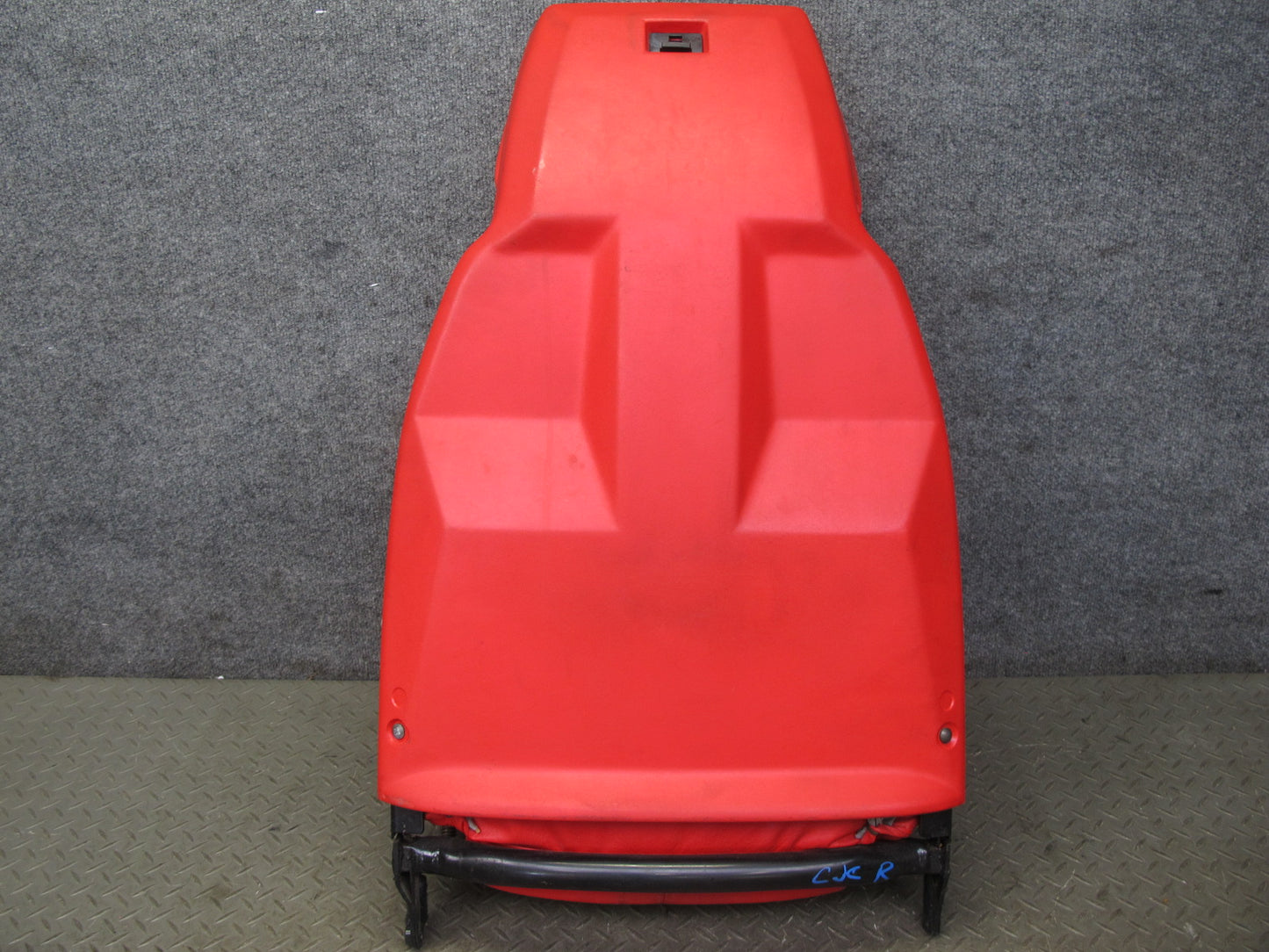 1993 Chevrolet Corvette C4 40TH Right Leather Seat Upper Cushion Torch RED OEM