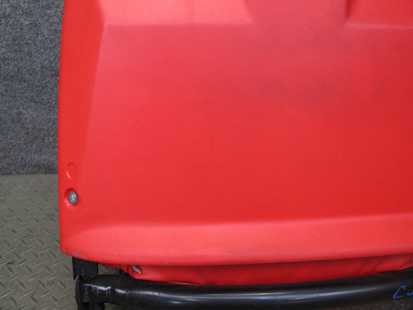 1993 Chevrolet Corvette C4 40TH Right Leather Seat Upper Cushion Torch RED OEM