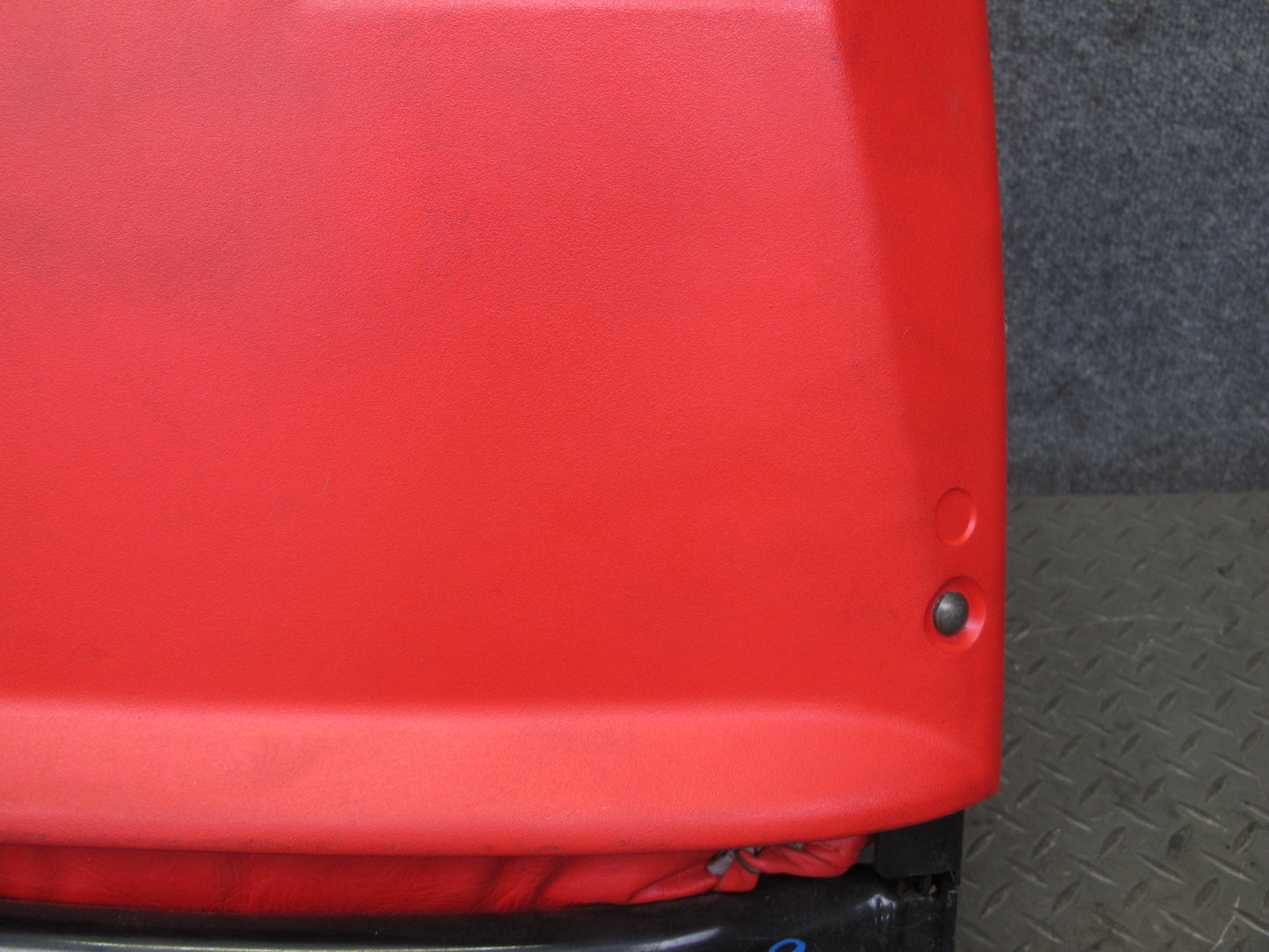 1993 Chevrolet Corvette C4 40TH Right Leather Seat Upper Cushion Torch RED OEM