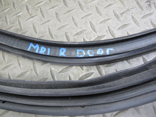 04-08 Mazda RX8 Front Left & Right Door Body Weather Strip Rubber Seal Set OEM