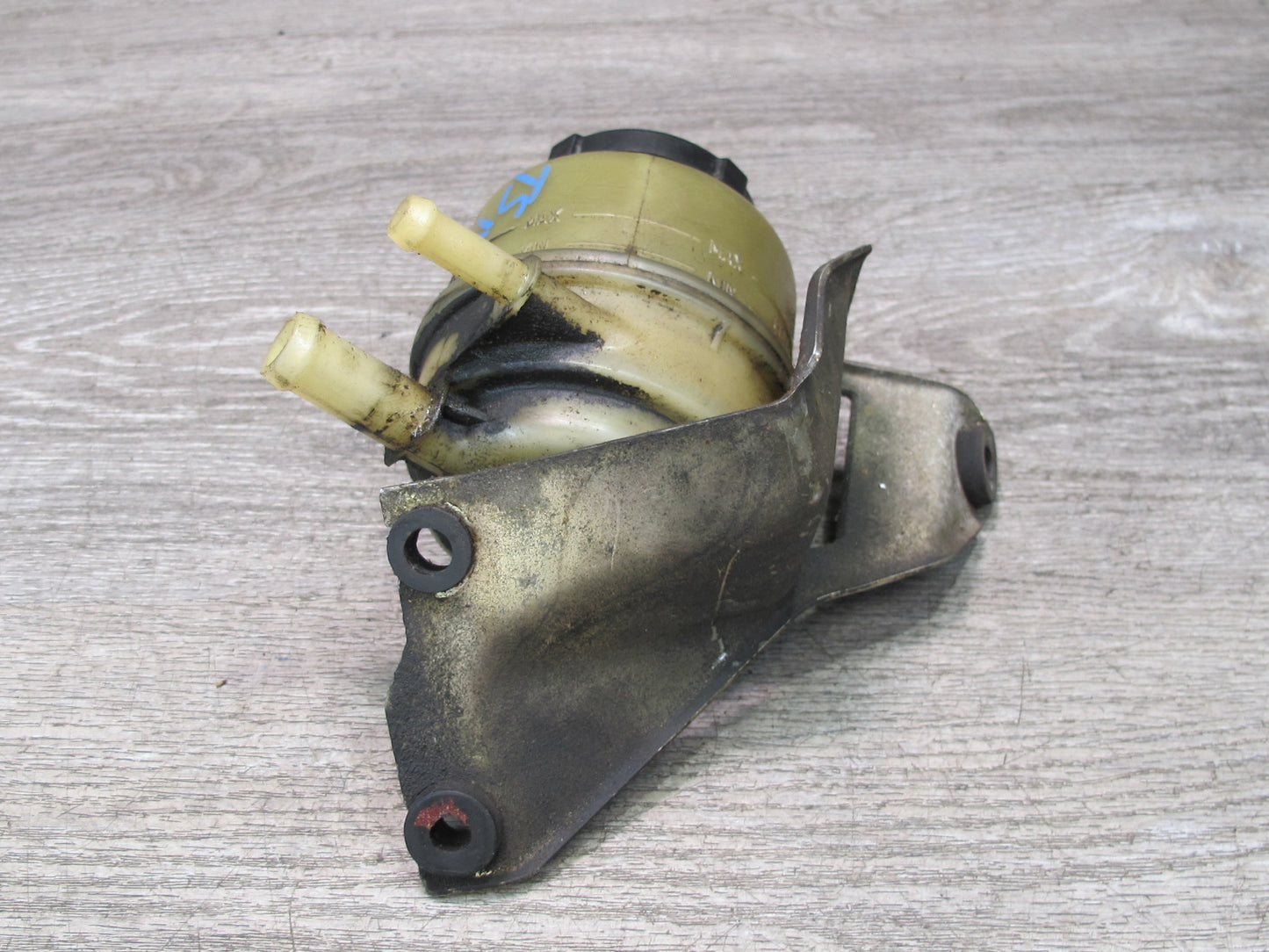 86-92 Toyota Supra MA70L NON Turbo Power Steering Fluid Reservoir w Bracket OEM