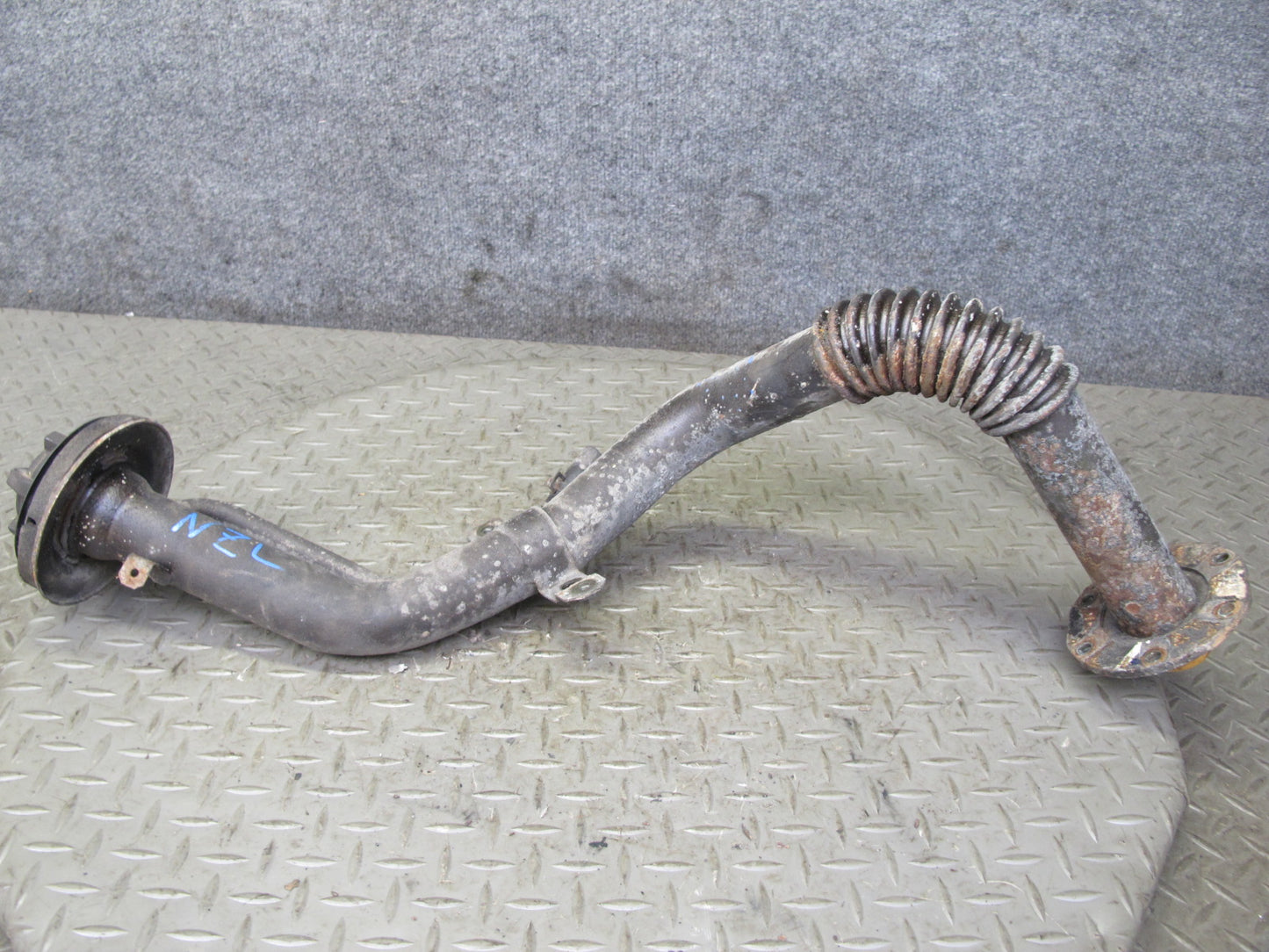 90-96 Nissan Z32 300ZX 2+0 Fuel Tank Filler Neck Pipe w Cap OEM