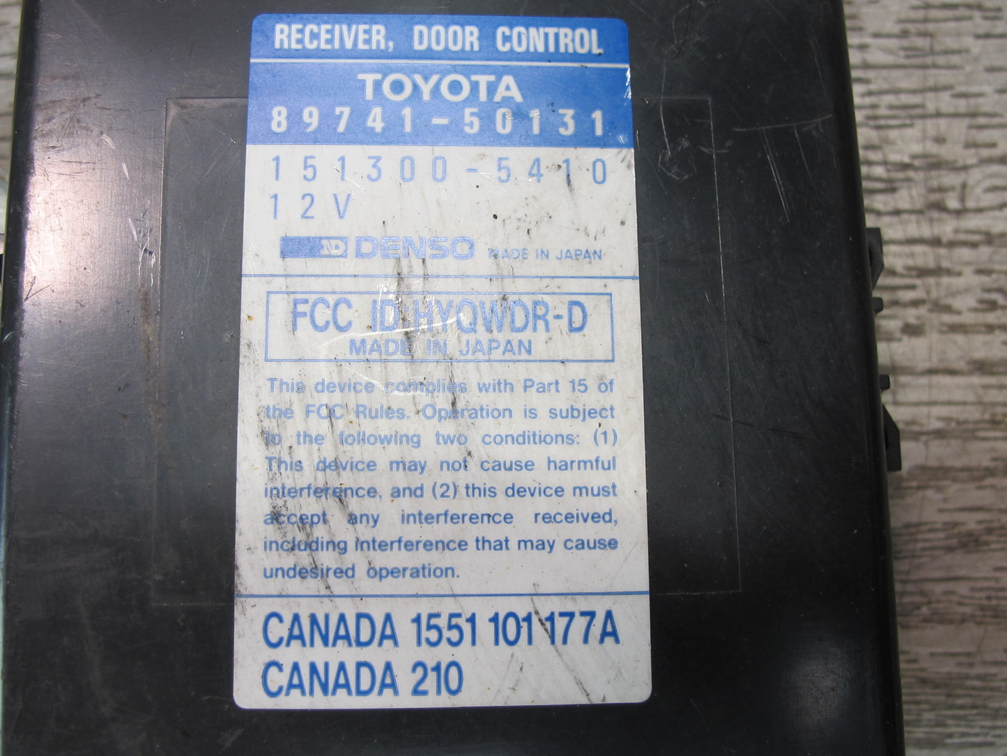 95-97 Lexus UCF20L LS400 Door Receiver Control Module 89741-50131 OEM