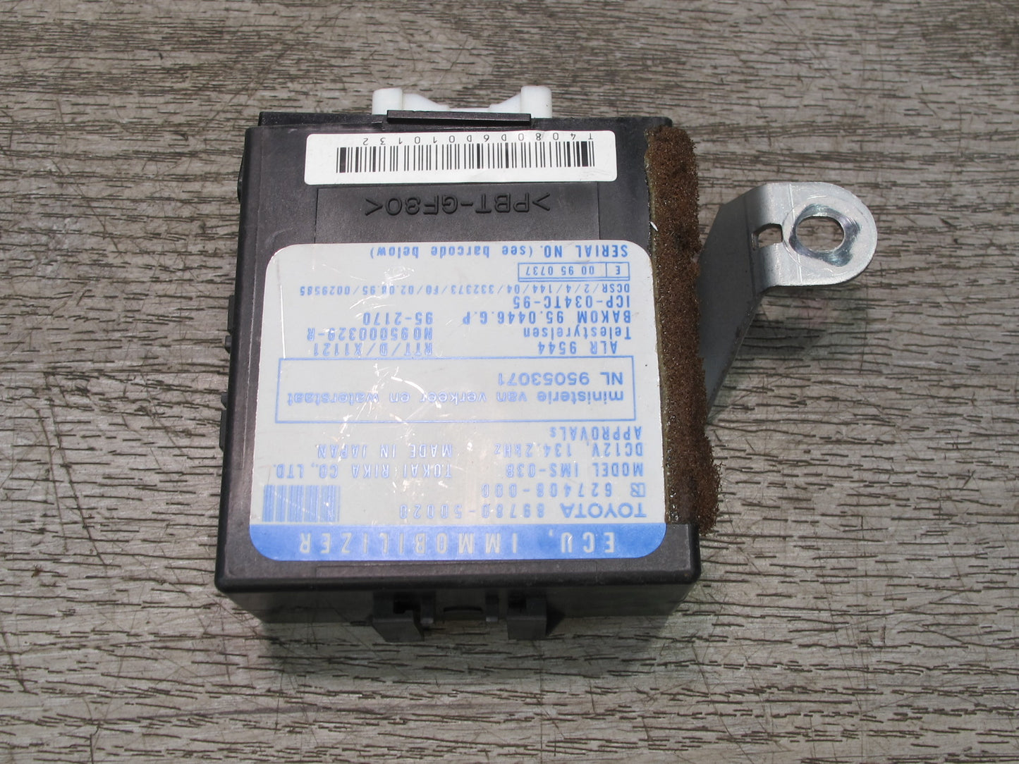 1997 Lexus UCF20L LS400 Anti Theft Immo Immobilizer Module Unit 89780-50020 OEM