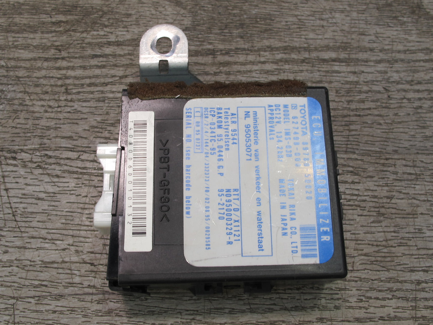 1997 Lexus UCF20L LS400 Anti Theft Immo Immobilizer Module Unit 89780-50020 OEM
