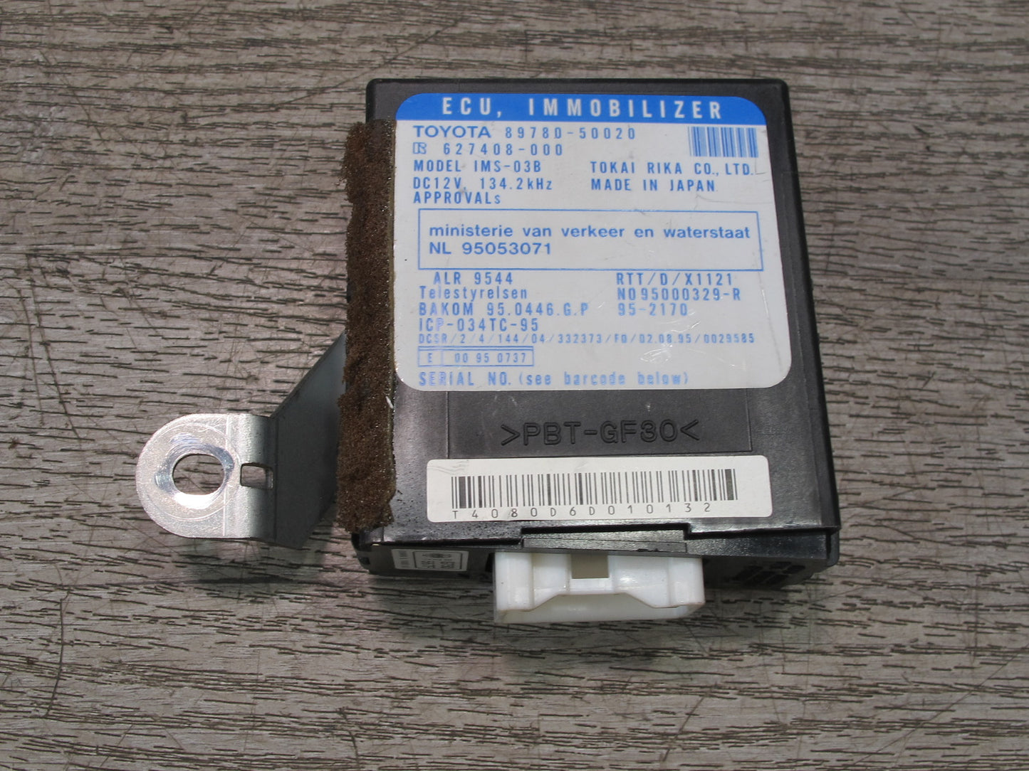 1997 Lexus UCF20L LS400 Anti Theft Immo Immobilizer Module Unit 89780-50020 OEM