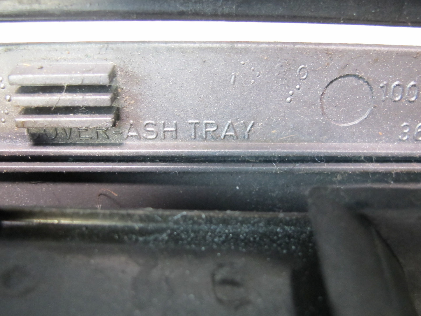 90-91 Chevrolet Corvette C4 Center Console A/T Shifter Trim Plate CUP Holder OEM