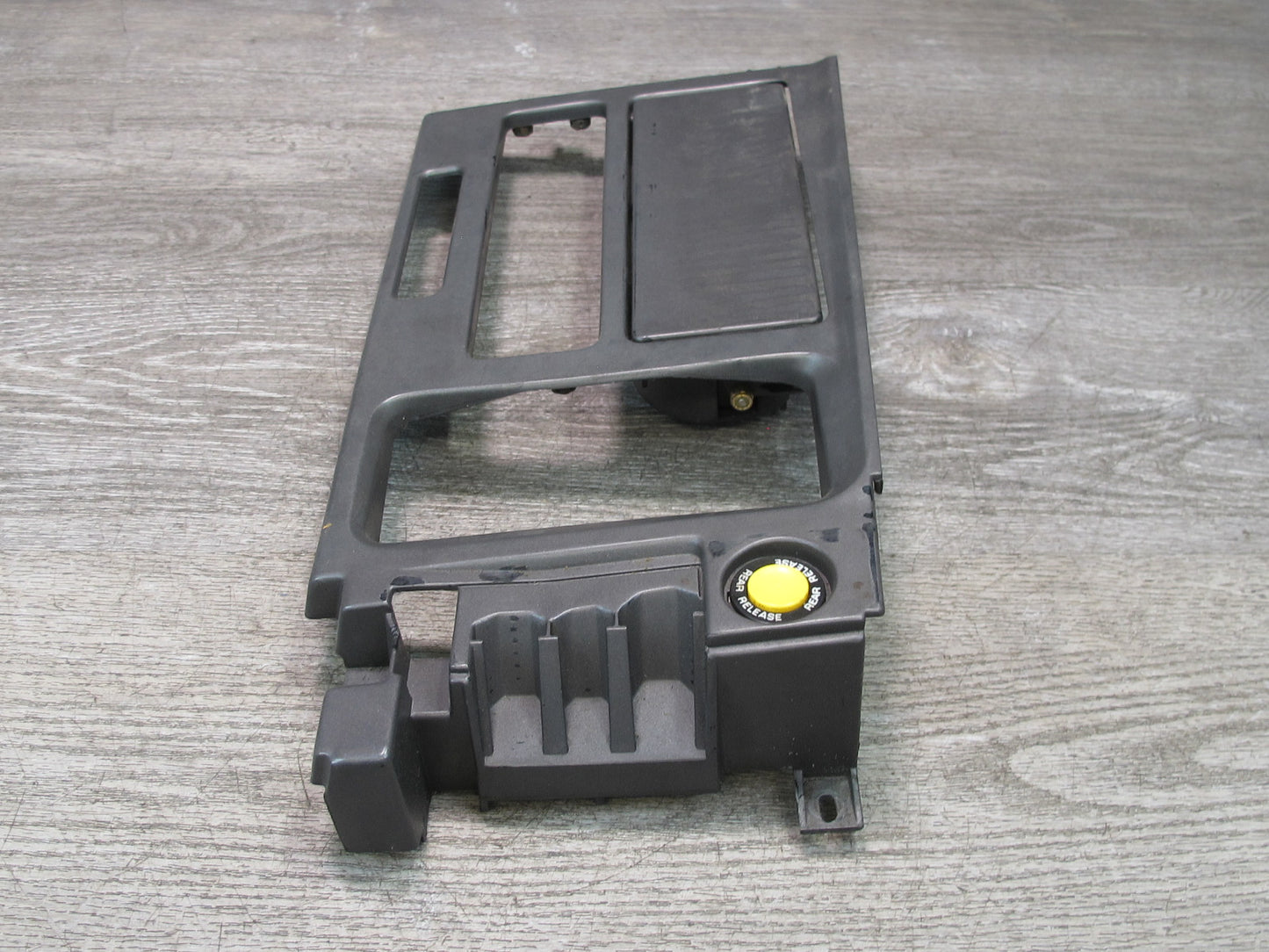 90-91 Chevrolet Corvette C4 Center Console A/T Shifter Trim Plate CUP Holder OEM