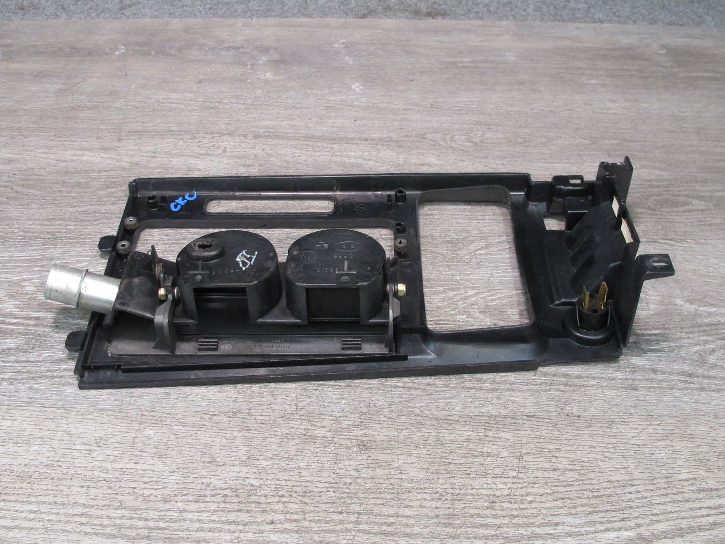 90-91 Chevrolet Corvette C4 Center Console A/T Shifter Trim Plate CUP Holder OEM