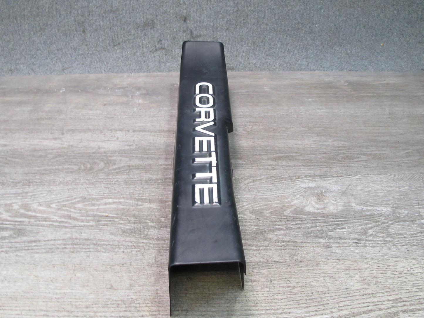 90-96 Chevrolet Corvette C4 Left Door Sill Plate Trim w Logo OEM