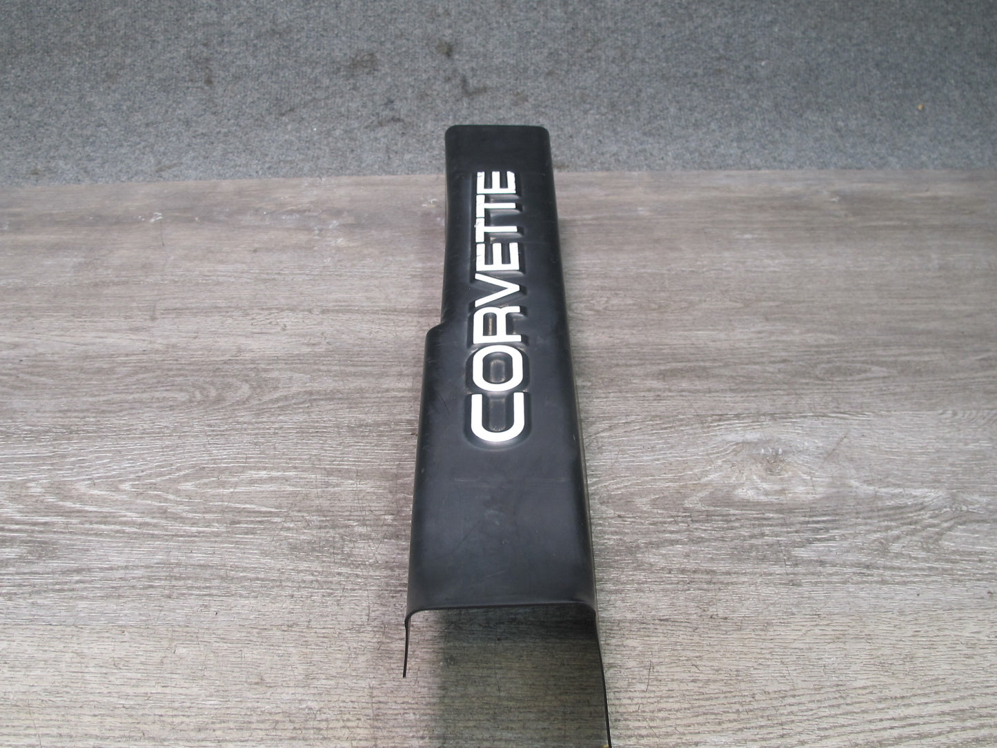 90-96 Chevrolet Corvette C4 Left Door Sill Plate Trim w Logo OEM