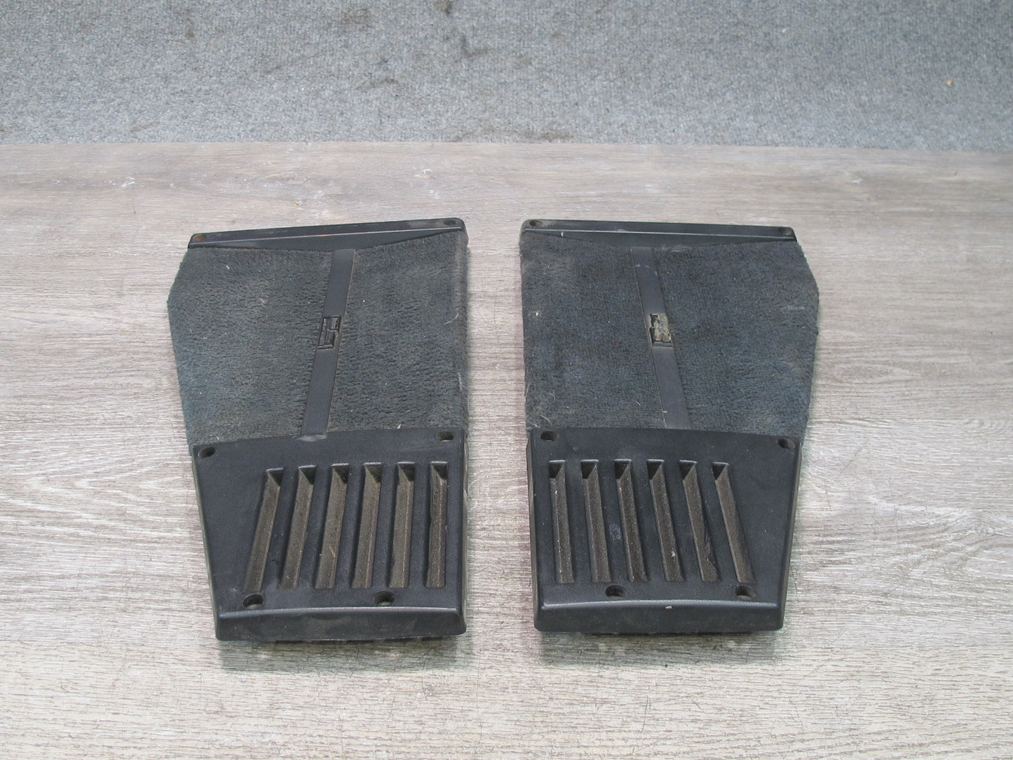 90-96 Chevrolet Corvette C4 Coupe Set of 2 Rear Speaker Cover Panel Trim OEM