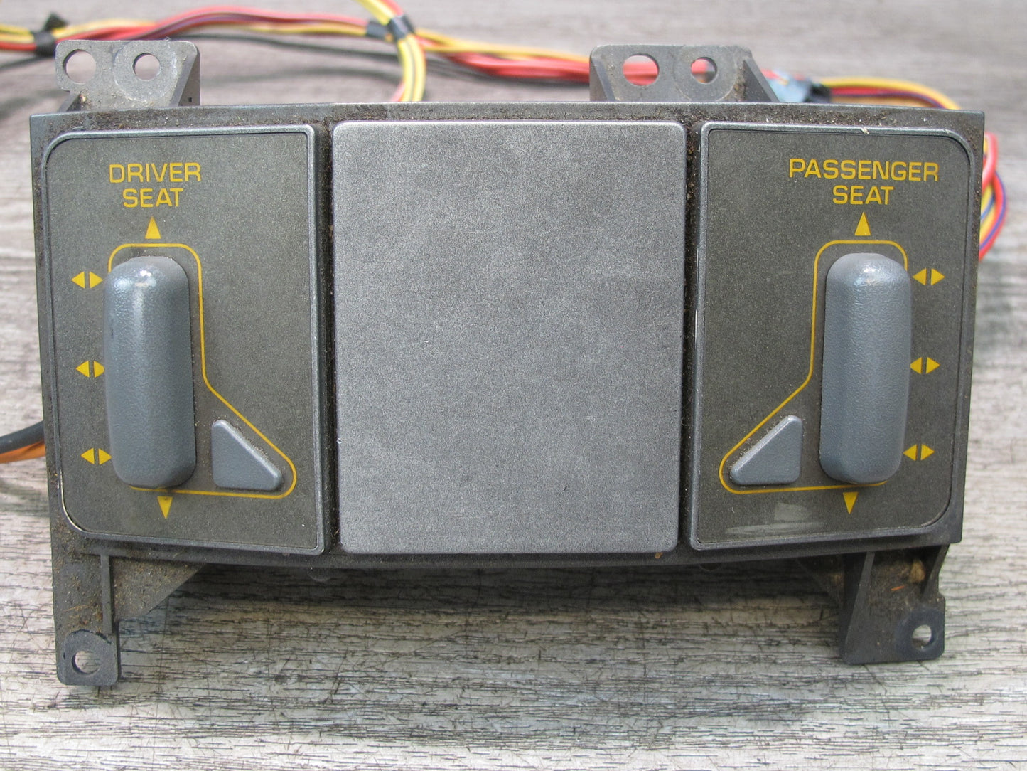 90-91 Chevrolet Corvette C4 Front Left & Right Seat Switch w Wiring 14104667 OEM