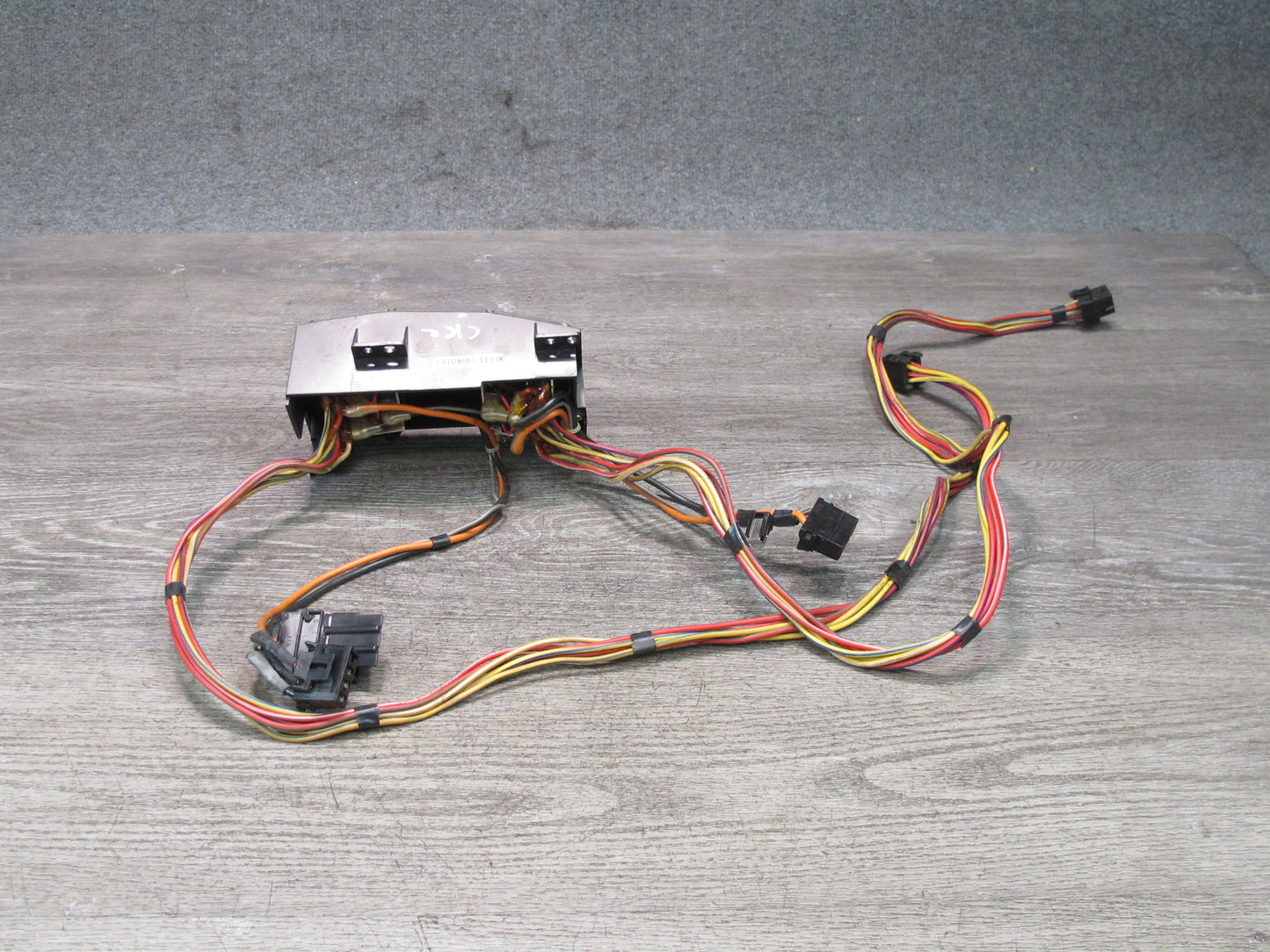 90-91 Chevrolet Corvette C4 Front Left & Right Seat Switch w Wiring 14104667 OEM