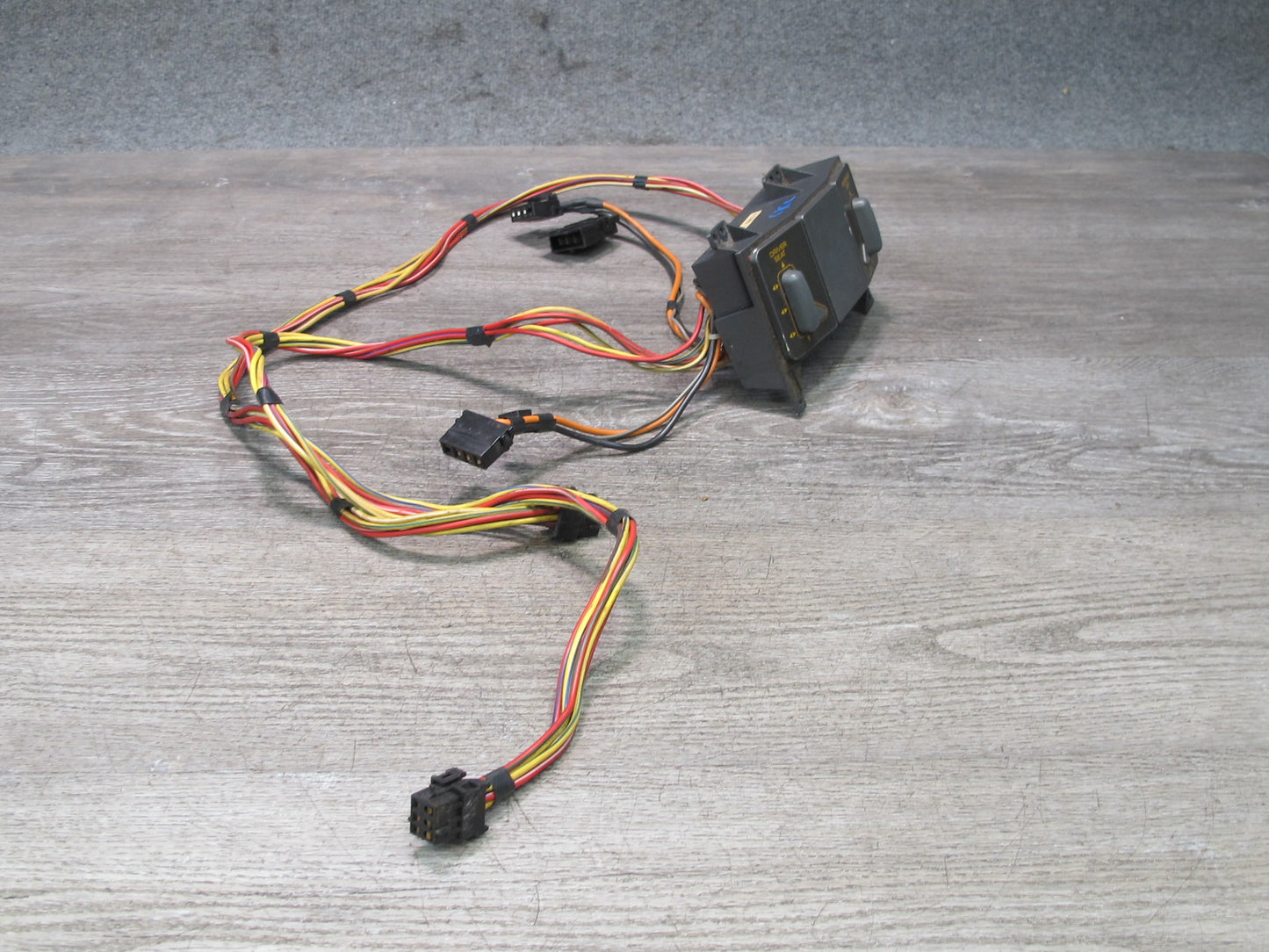 90-91 Chevrolet Corvette C4 Front Left & Right Seat Switch w Wiring 14104667 OEM