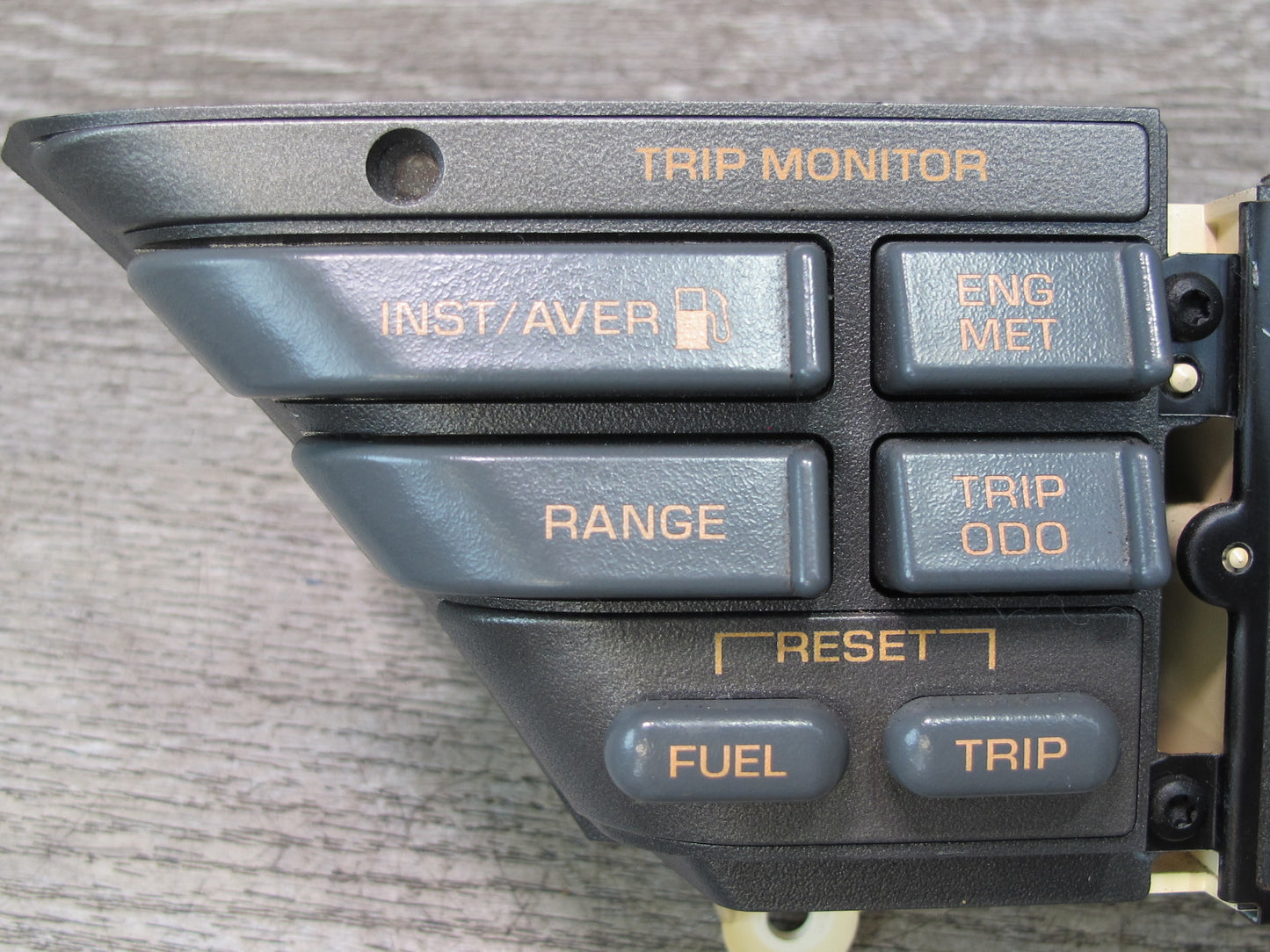 1991 Chevrolet Corvette C4 Dash Trip Switch w Information Display Screen OEM