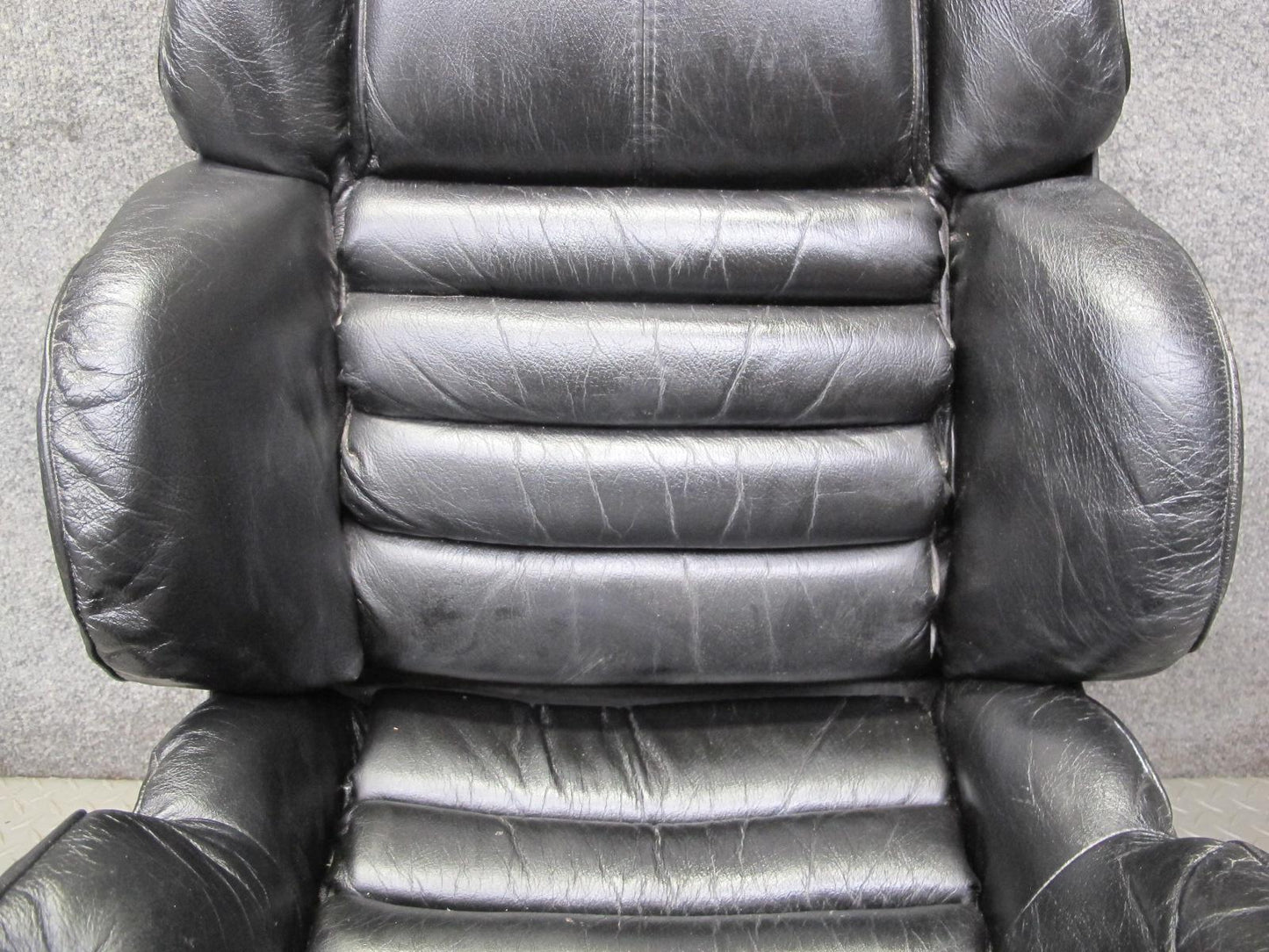 1991 Chevrolet Corvette C4 Set of 2 Left & Right Power Leather Seat Black OEM