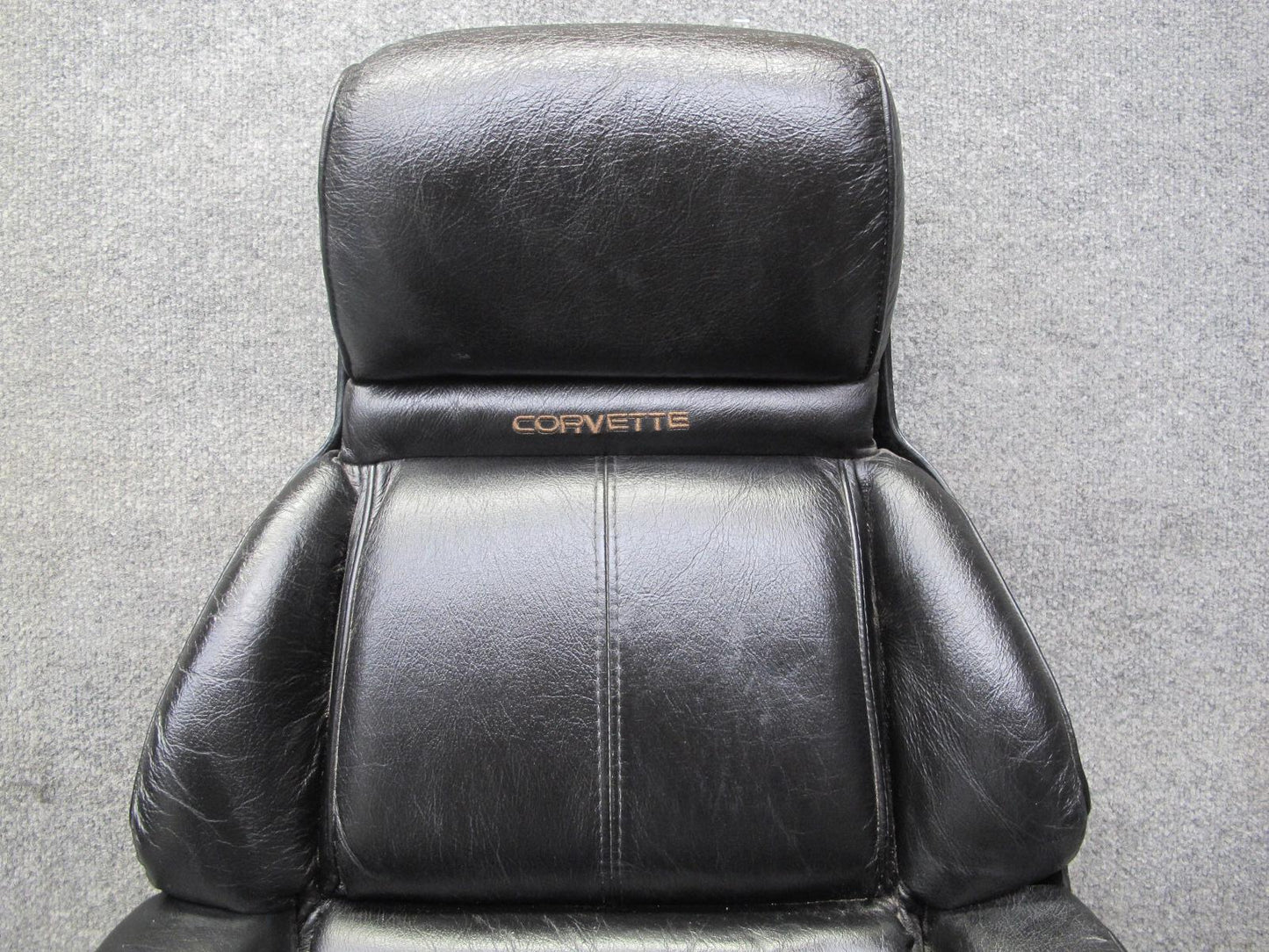 1991 Chevrolet Corvette C4 Set of 2 Left & Right Power Leather Seat Black OEM