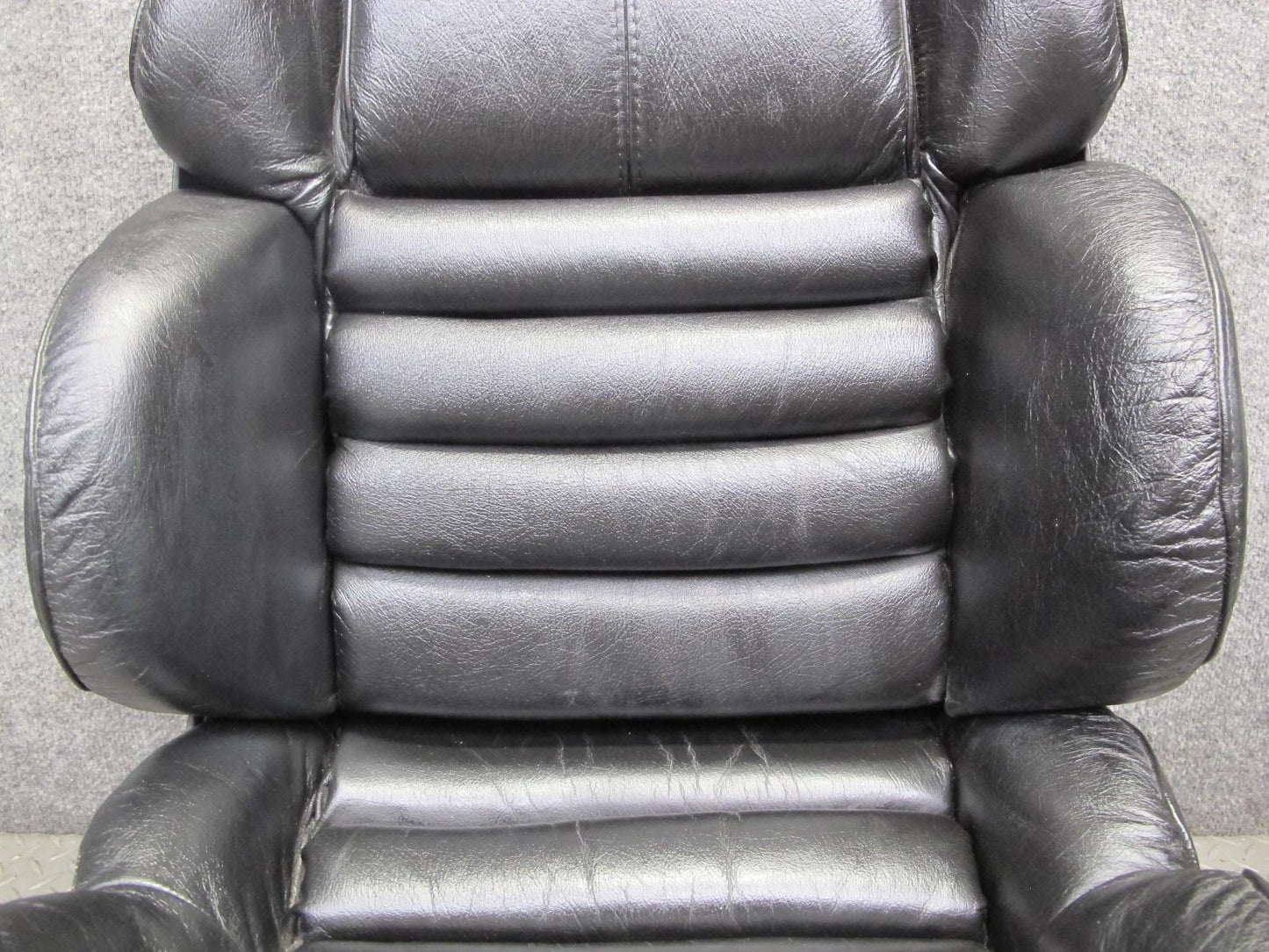 1991 Chevrolet Corvette C4 Set of 2 Left & Right Power Leather Seat Black OEM