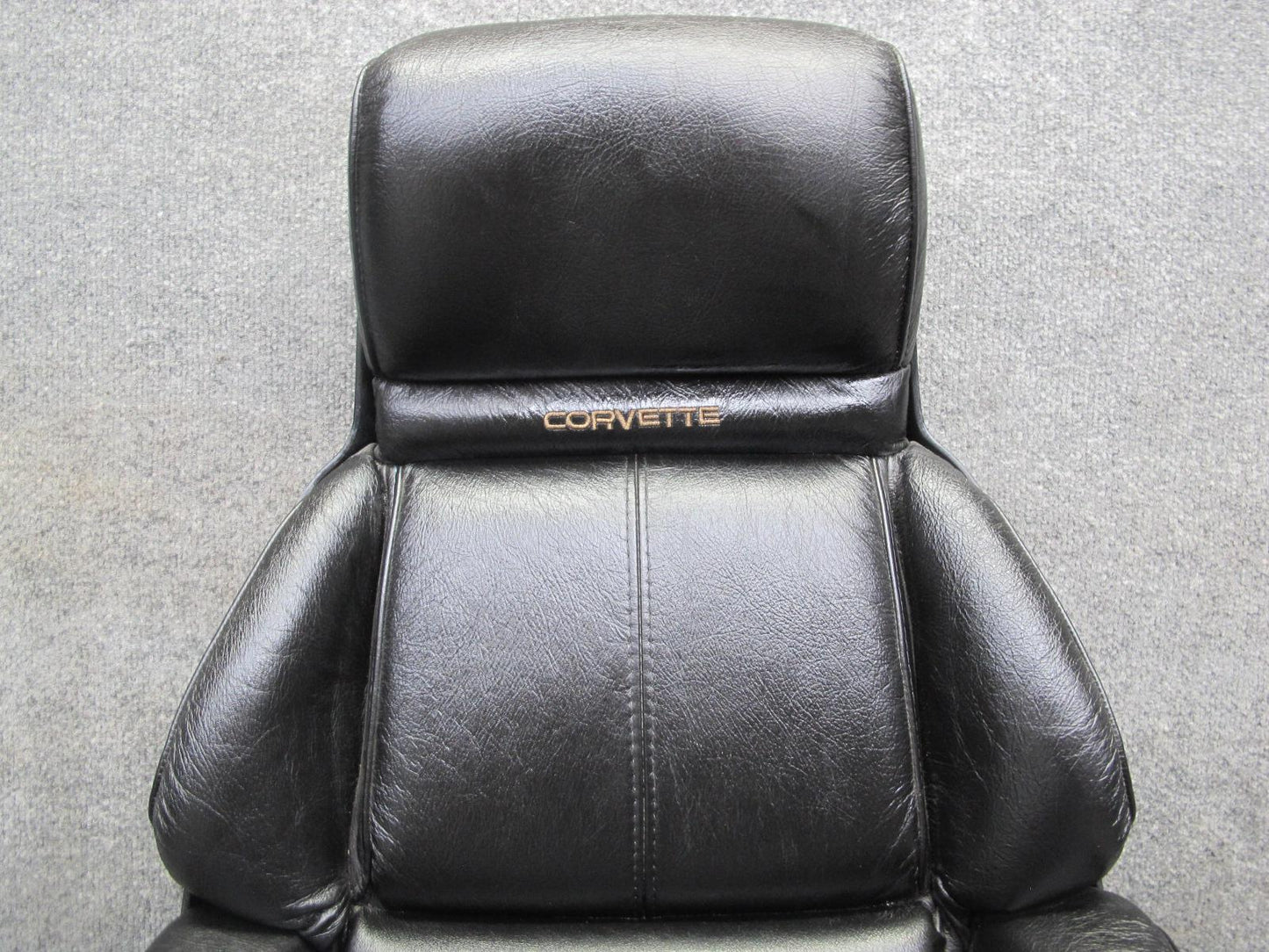 1991 Chevrolet Corvette C4 Set of 2 Left & Right Power Leather Seat Black OEM