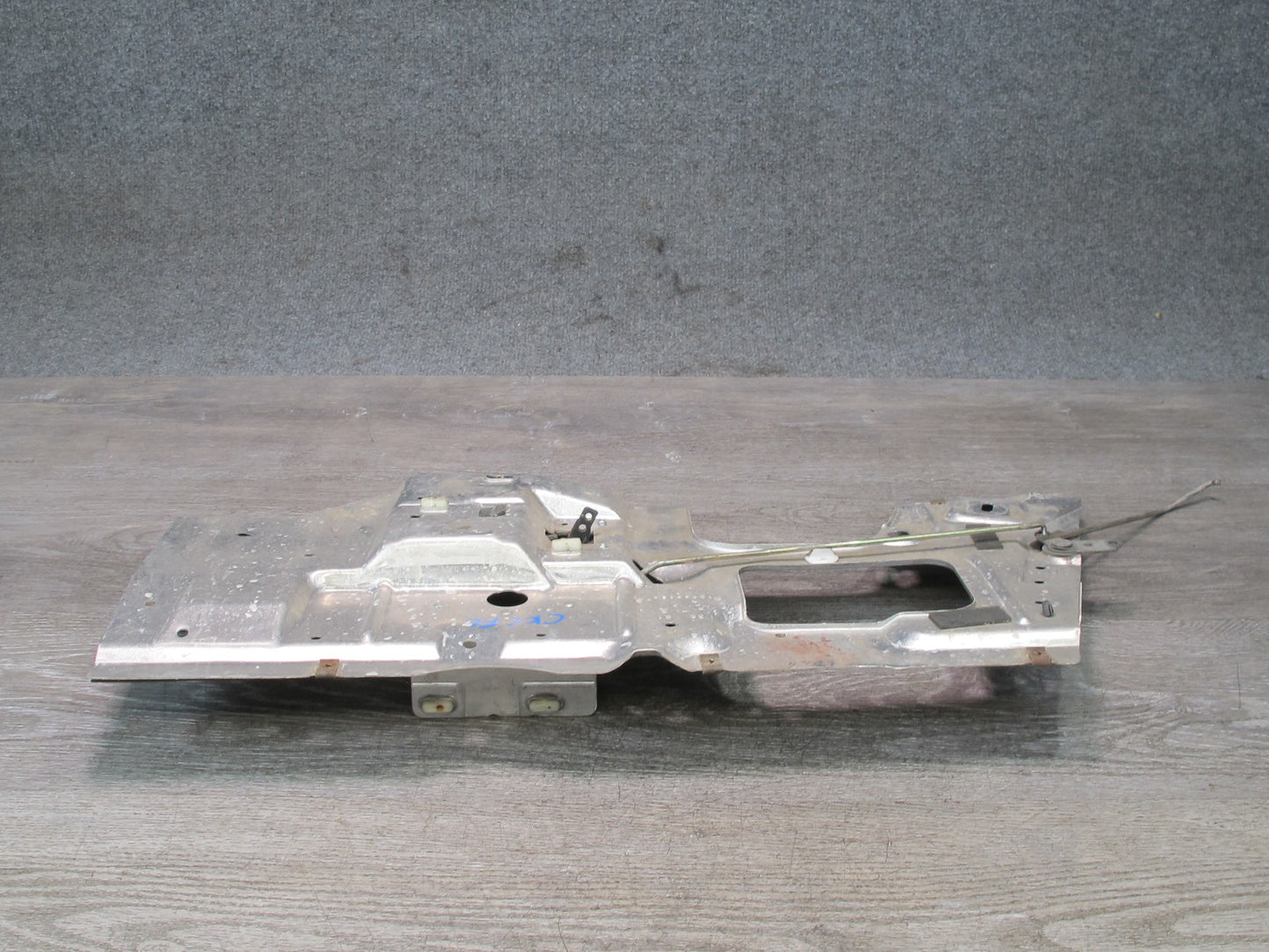 90-93 Chevrolet Corvette C4 Left Door Inner Alloy Mounting Panel w Handle OEM