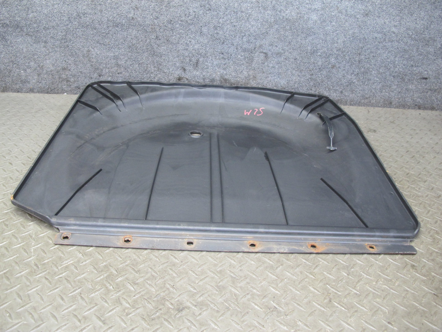 73-89 Mercedes R107 Rear Trunk Floor Spare Tire Wheel Cover Panel OEM