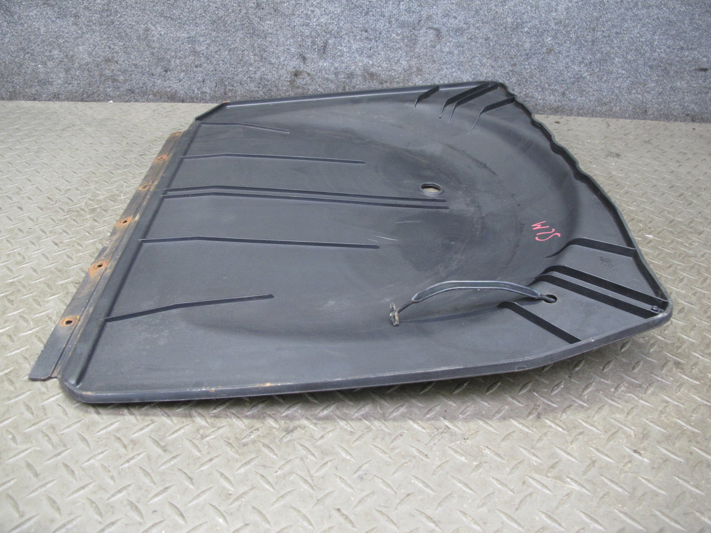 73-89 Mercedes R107 Rear Trunk Floor Spare Tire Wheel Cover Panel OEM