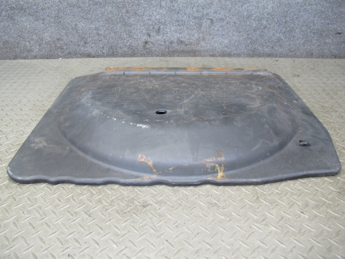 73-89 Mercedes R107 Rear Trunk Floor Spare Tire Wheel Cover Panel OEM