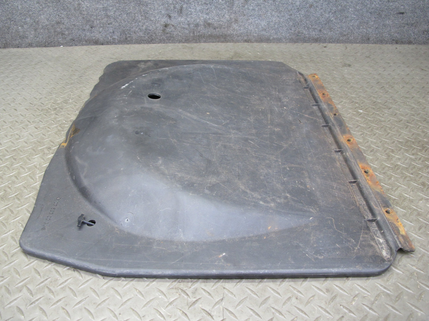 73-89 Mercedes R107 Rear Trunk Floor Spare Tire Wheel Cover Panel OEM