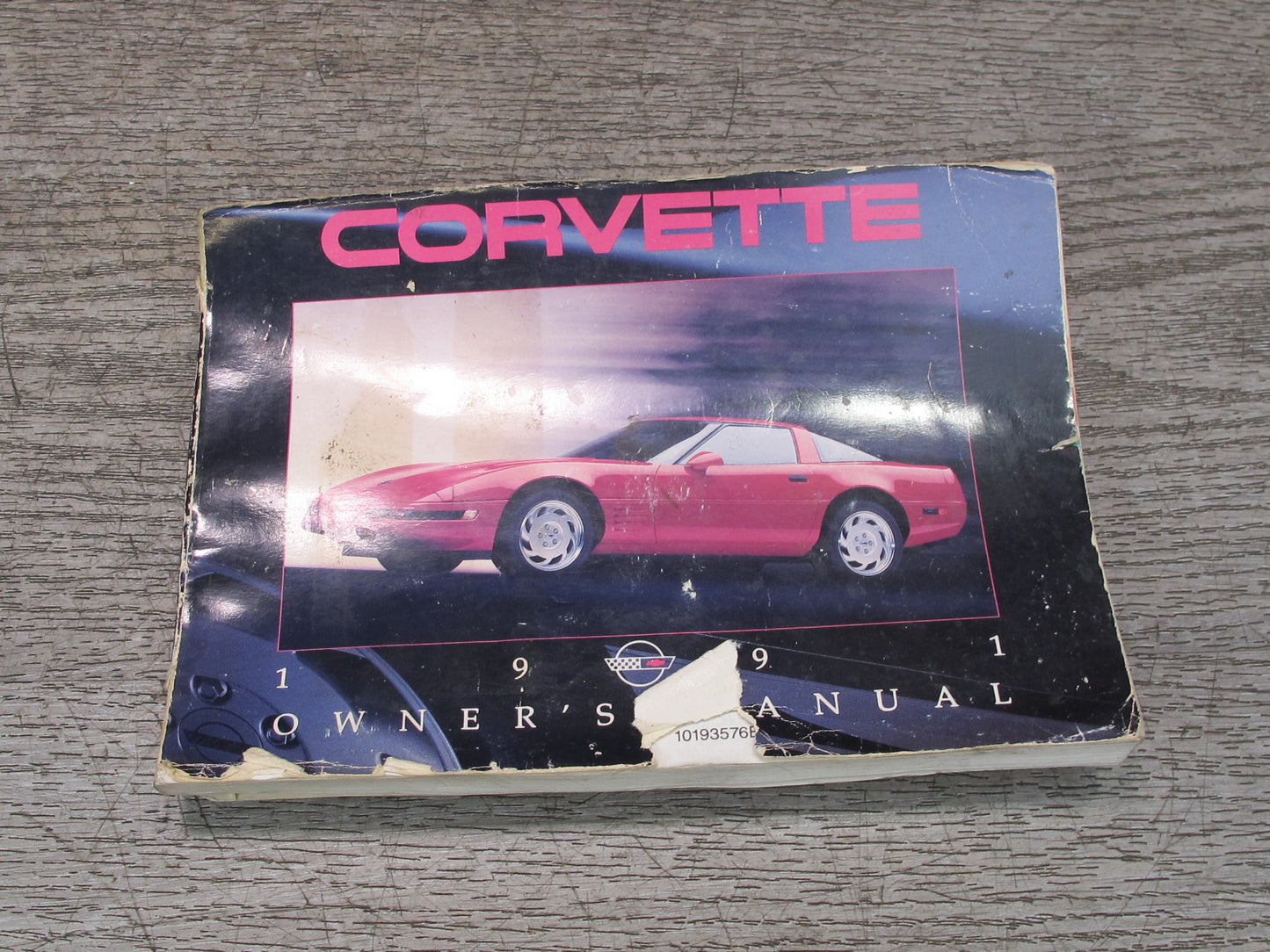 1991 Chevrolet Corvette C4 Owners Guide Manual Book Set w Case OEM