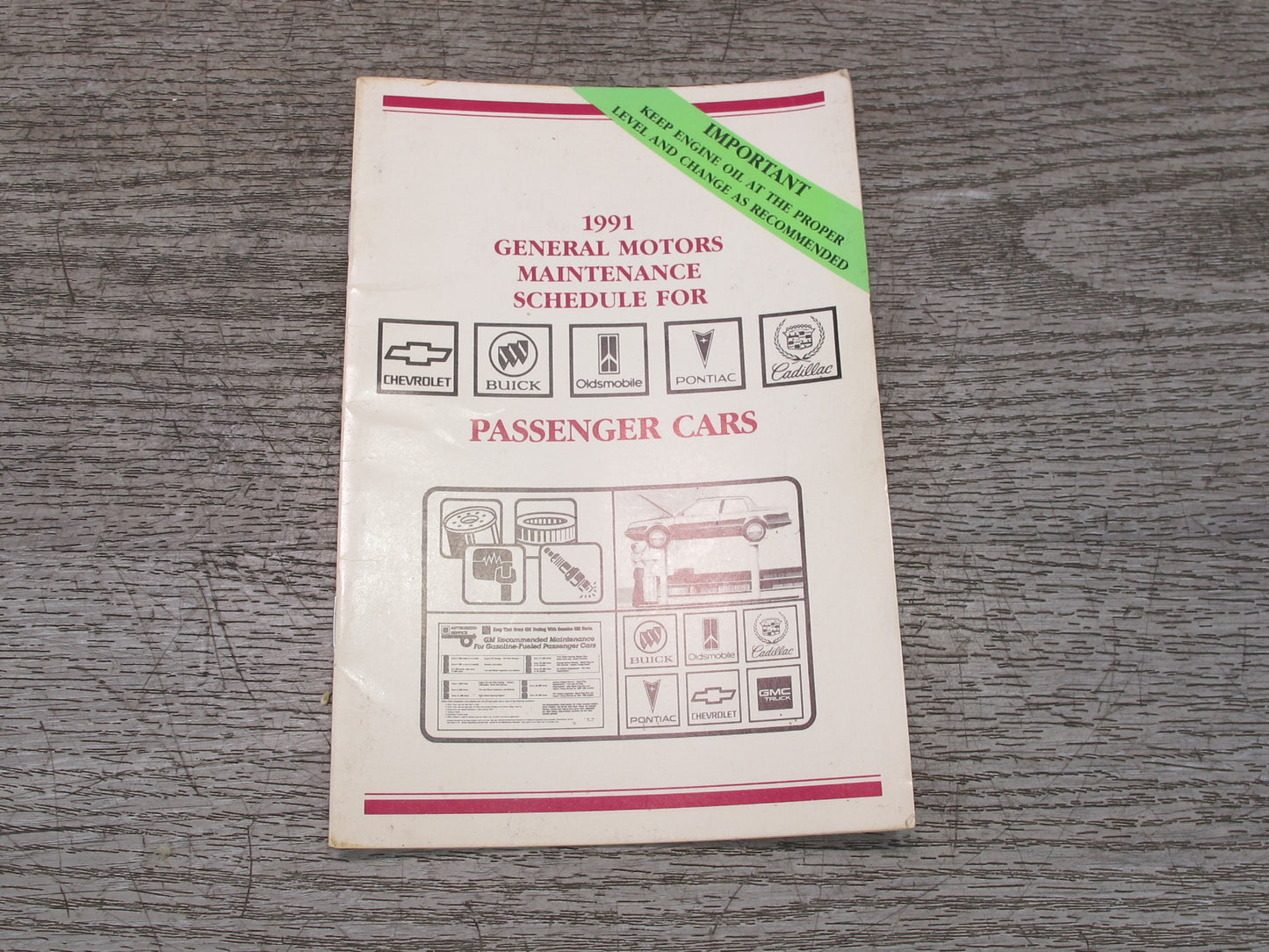 1991 Chevrolet Corvette C4 Owners Guide Manual Book Set w Case OEM