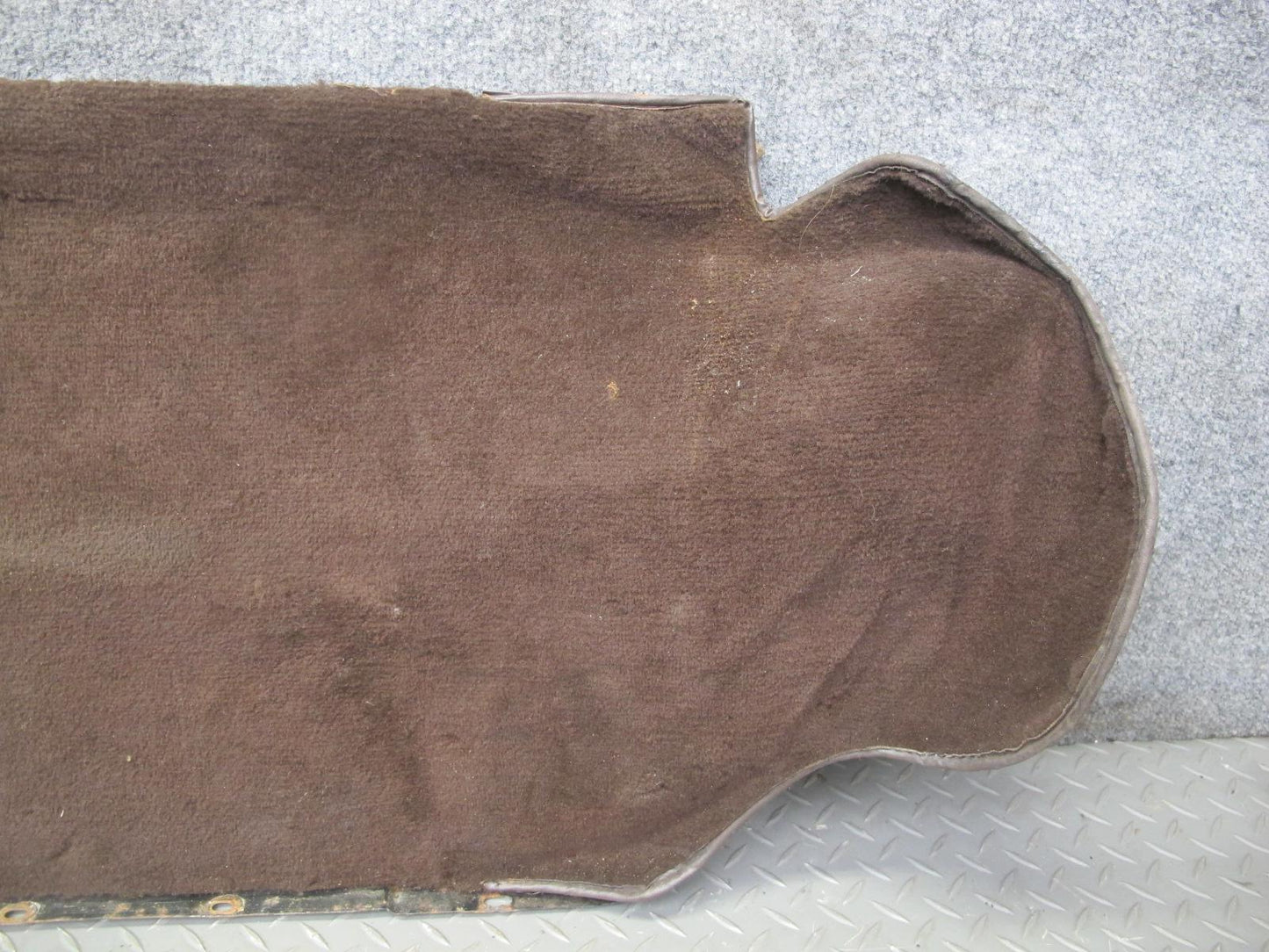 81-85 Mercedes R107 Rear Trunk Floor Trim Carpet Liner Cover MAT Set Brown OEM